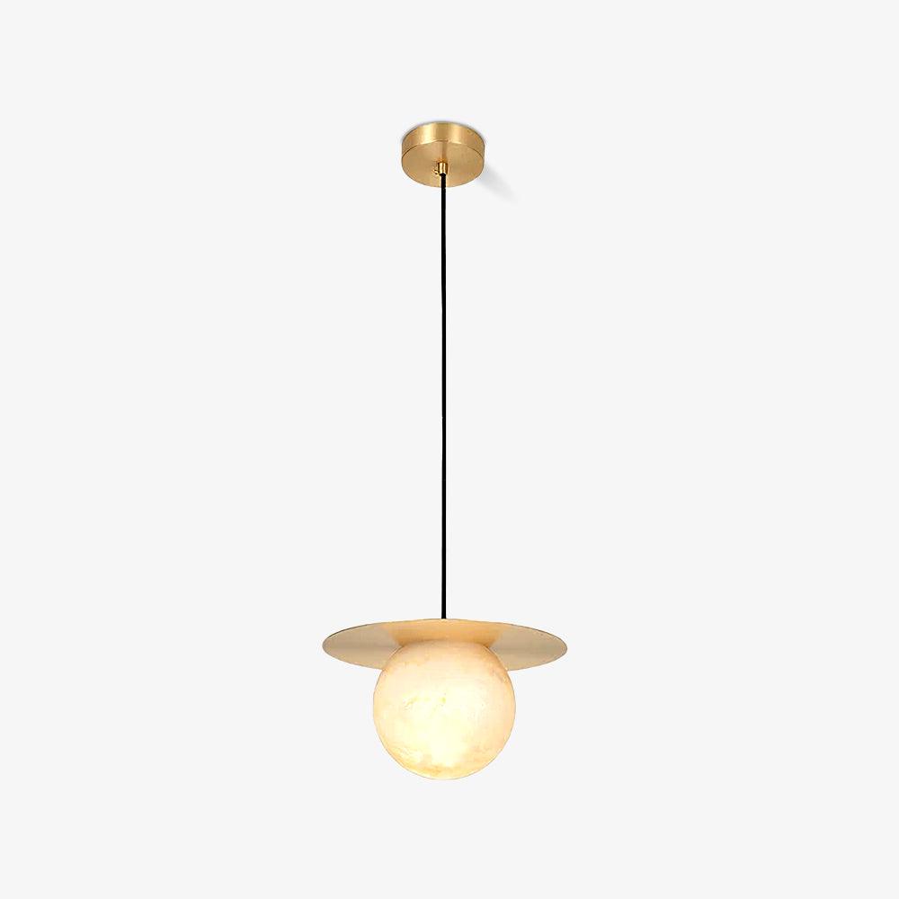 Nyvelyra Sphere Alabaster Pendant Light - Blowlighting
