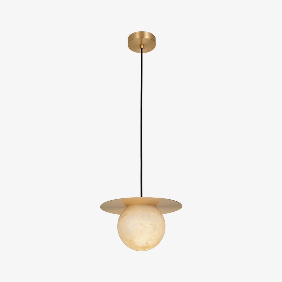 Nyvelyra Sphere Alabaster Pendant Light - Blowlighting