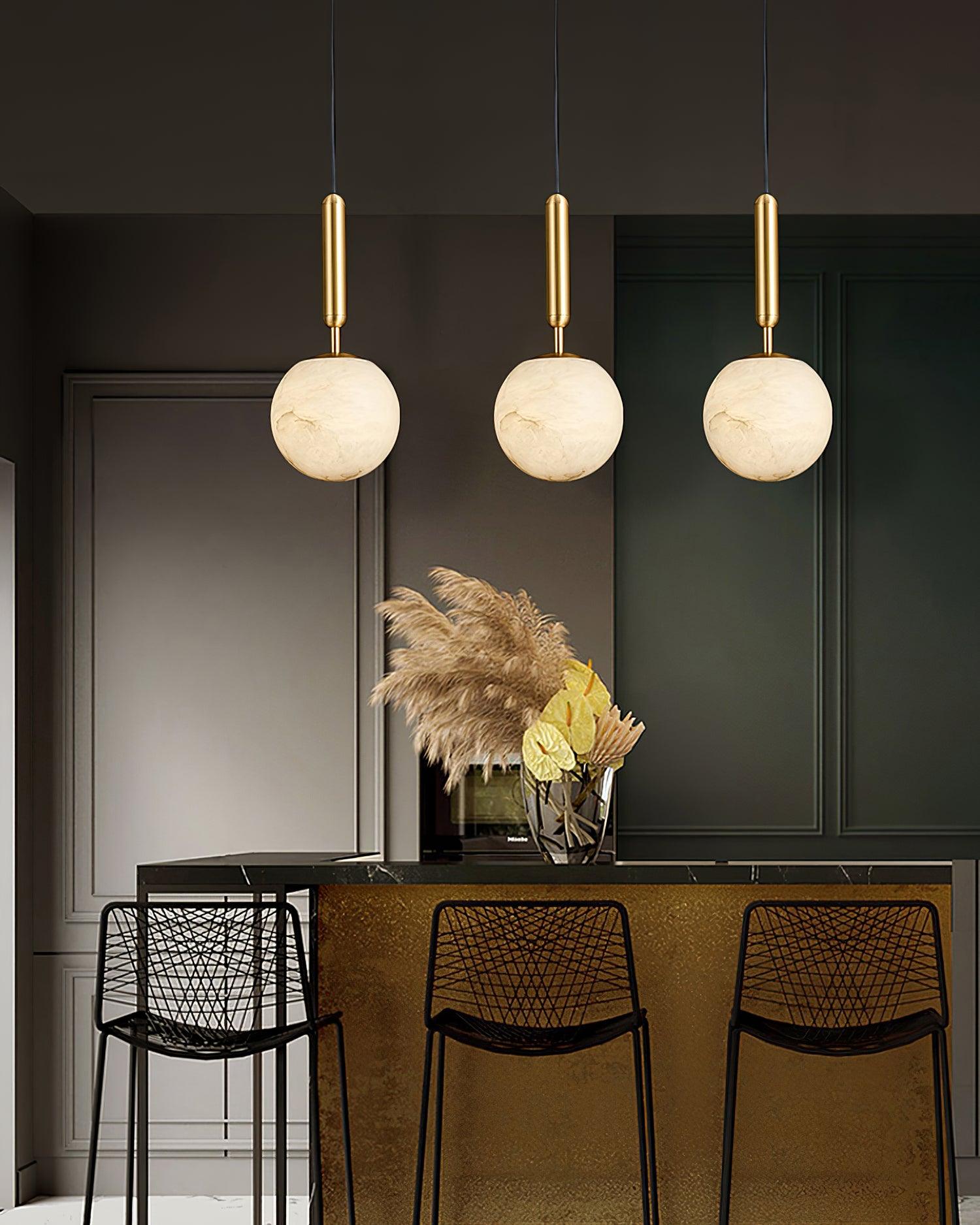 Calliope Alabaster Pendant Light - Blowlighting