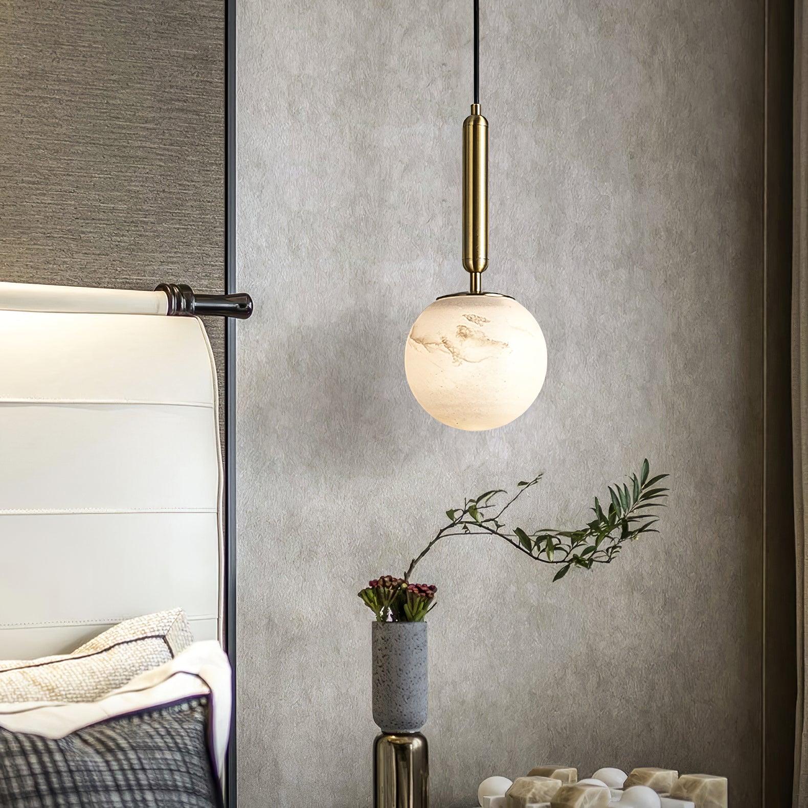 Calliope Alabaster Pendant Light - Blowlighting