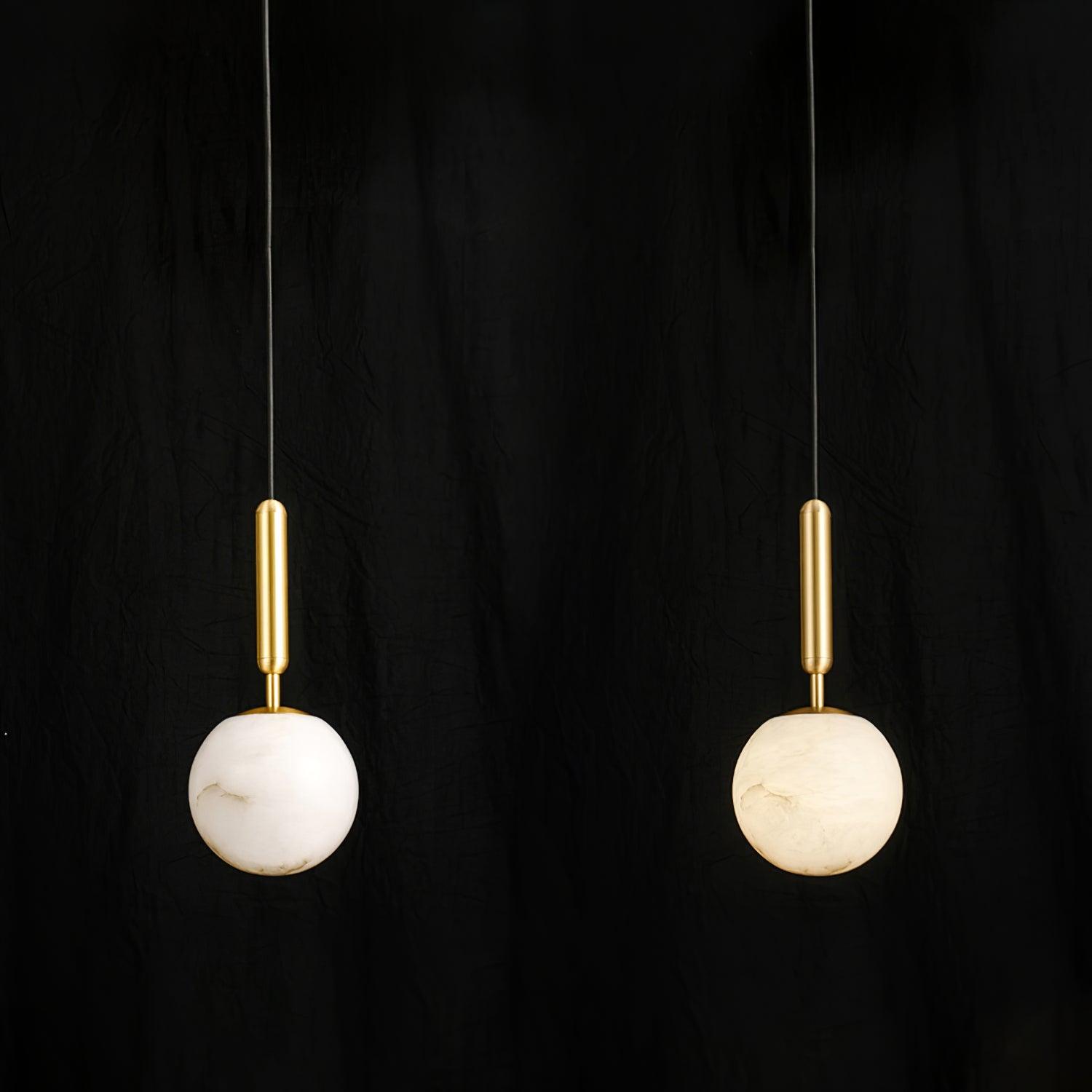 Calliope Alabaster Pendant Light - Blowlighting