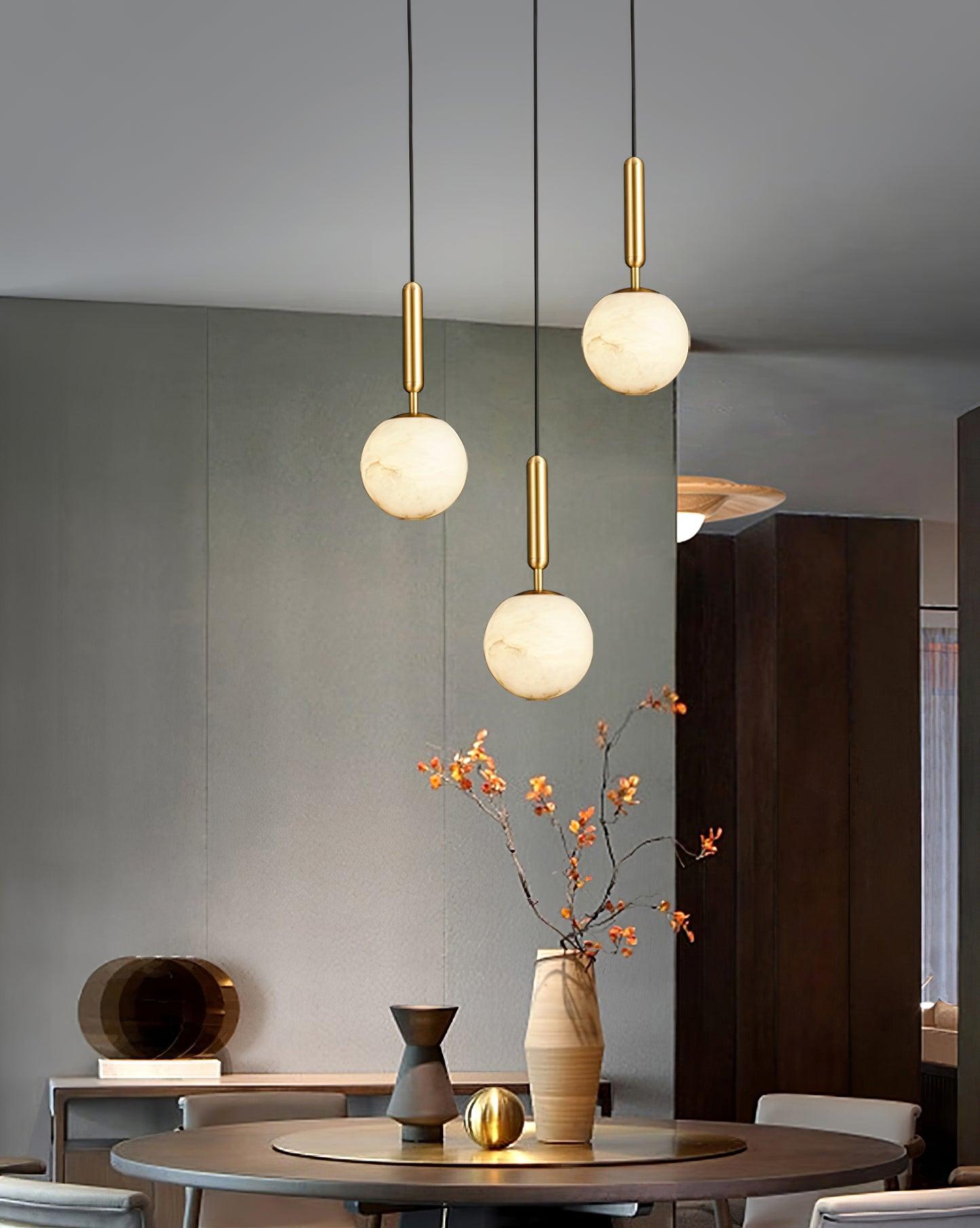 Calliope Alabaster Pendant Light - Blowlighting