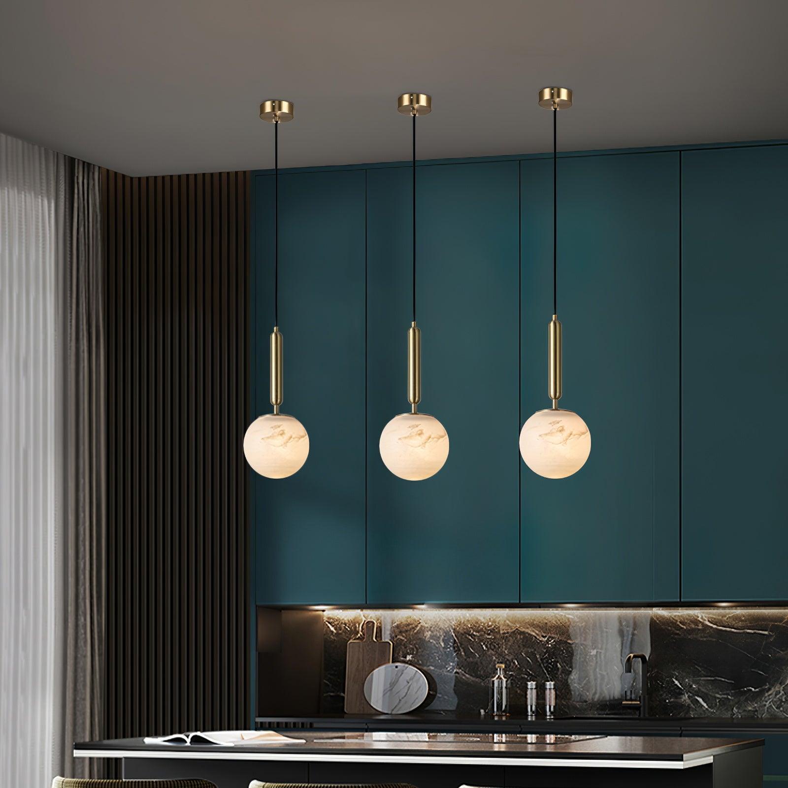 Calliope Alabaster Pendant Light - Blowlighting