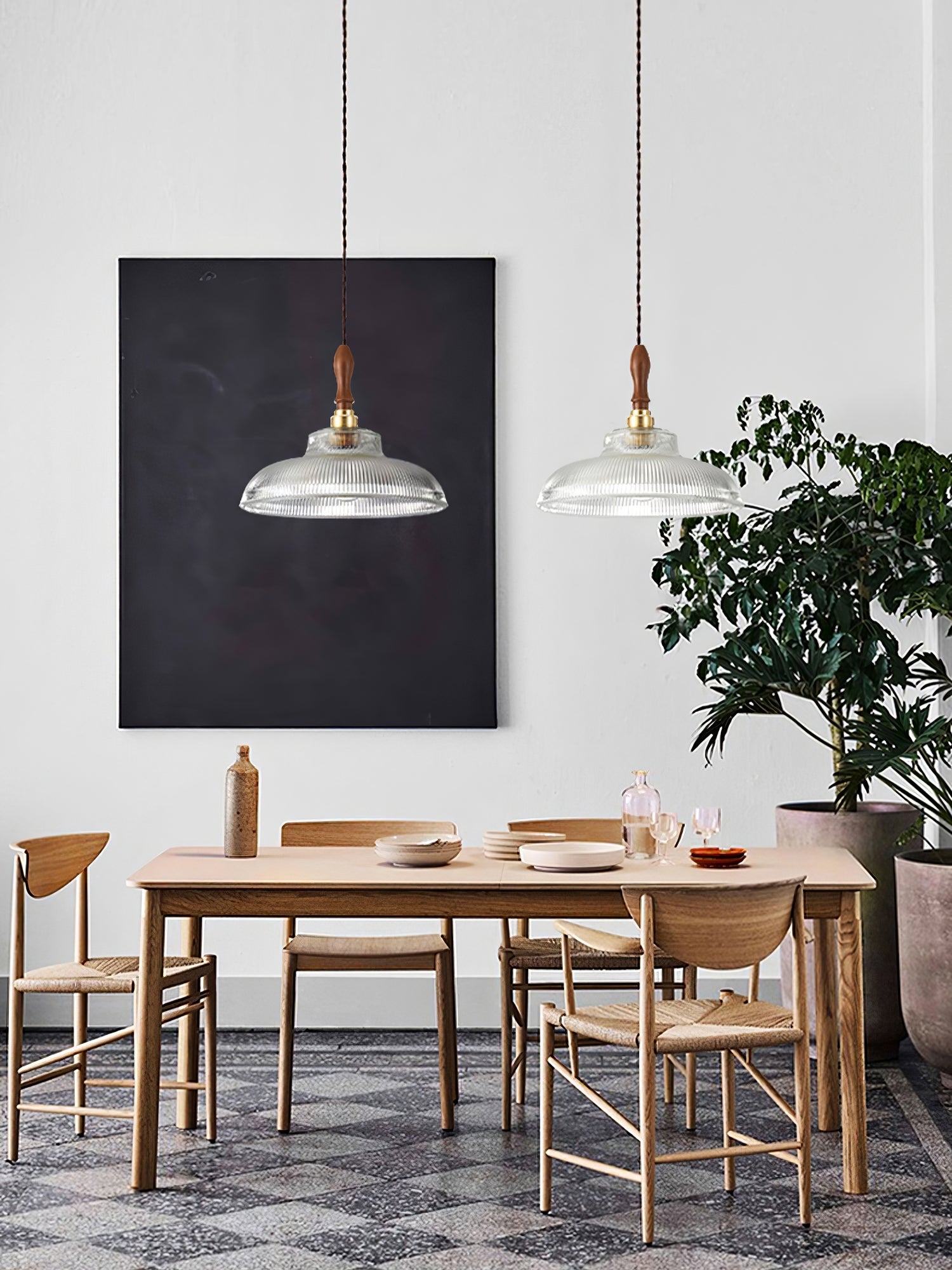 Vintage Ripple Pendant Lamp - Blowlighting