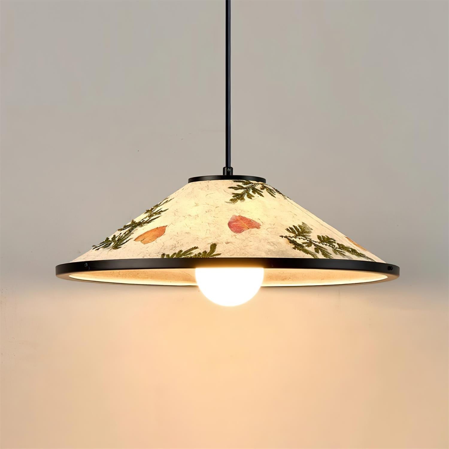 Botanica Vintage Rice Paper Pendant Lamp