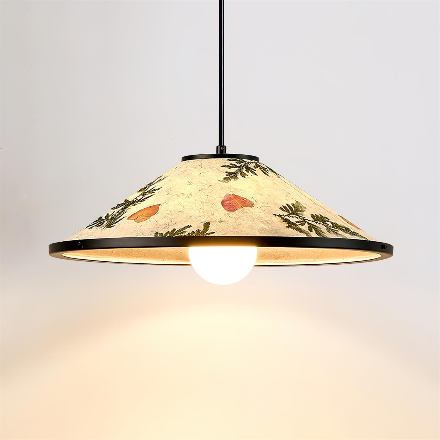 Botanica Vintage Rice Paper Pendant Lamp