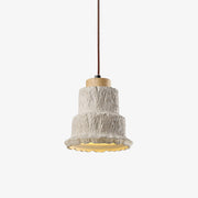Esilara Tiered Travertine Pendant Light - Blowlighting