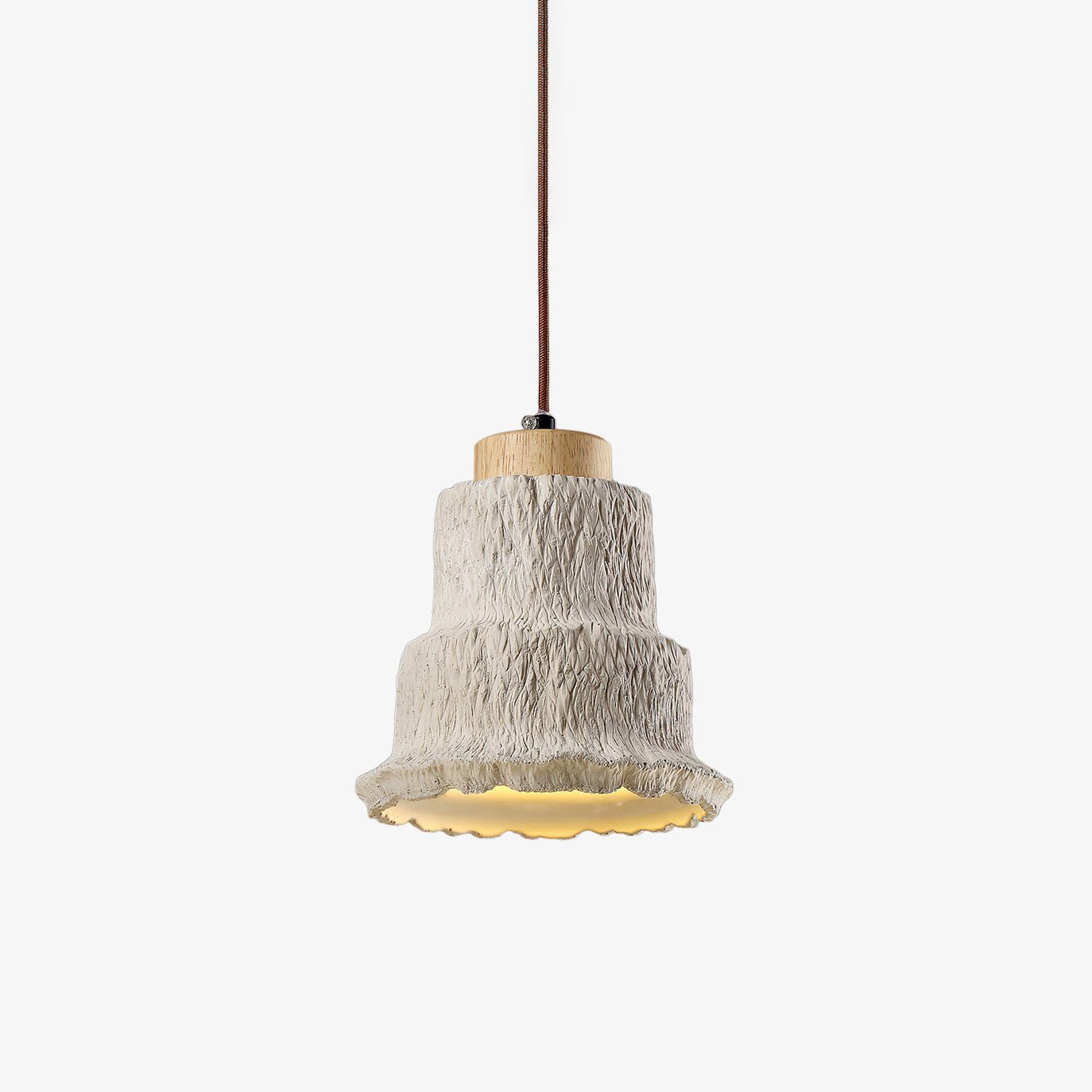 Esilara Tiered Travertine Pendant Light - Blowlighting