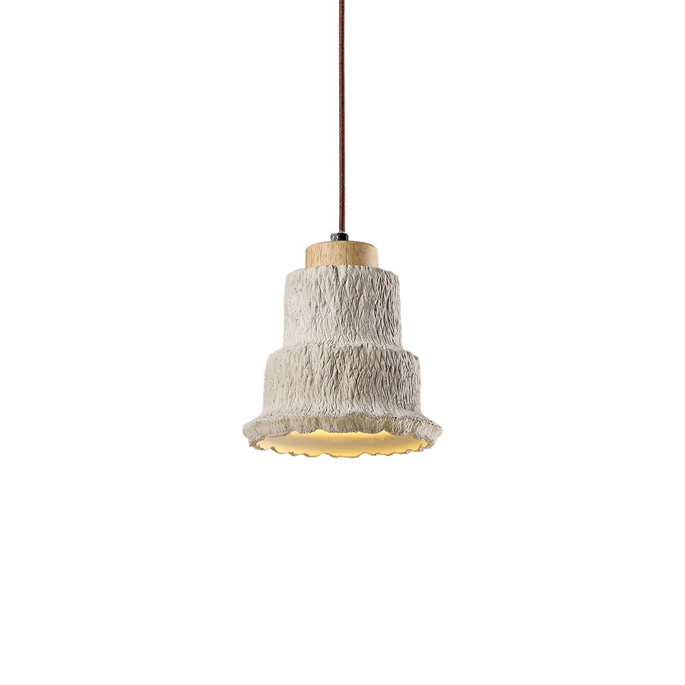 Esilara Tiered Travertine Pendant Light - Blowlighting