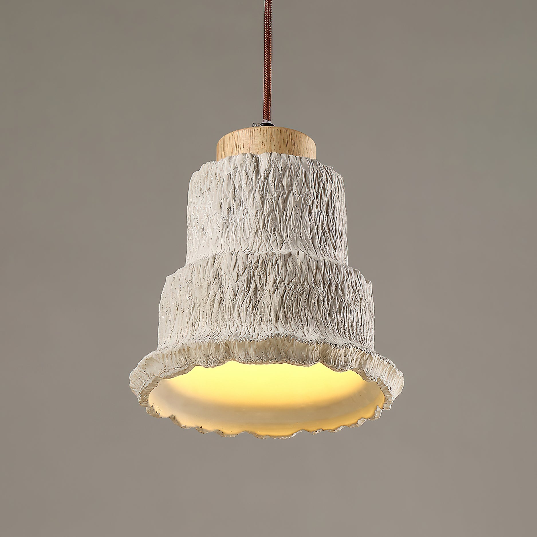 Esilara Tiered Travertine Pendant Light - Blowlighting