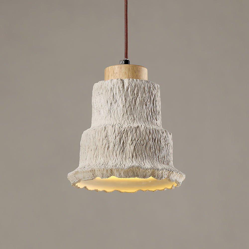 Esilara Tiered Travertine Pendant Light - Blowlighting
