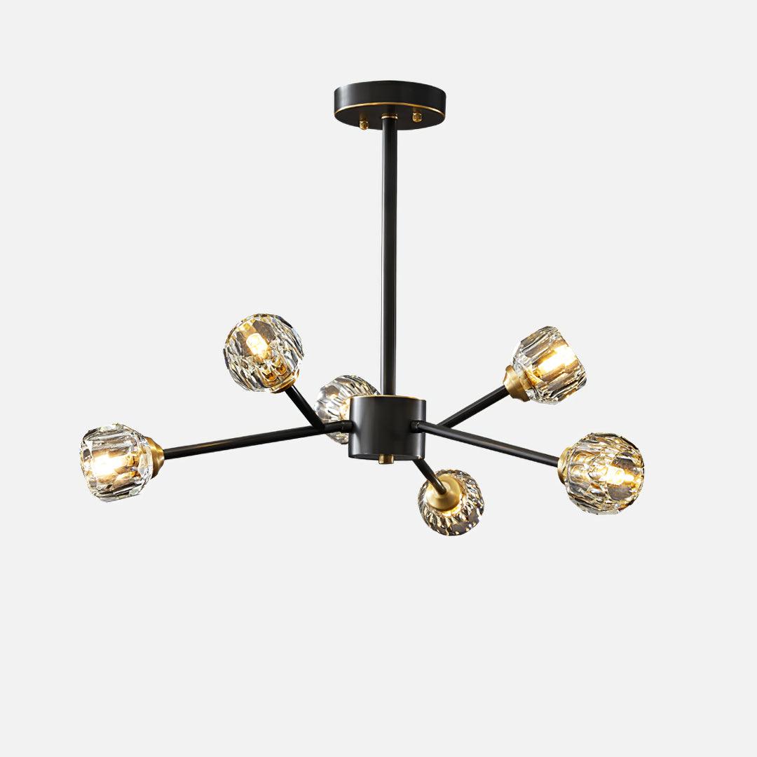 Crystal Ball Round Cluster Chandelier - Blowlighting
