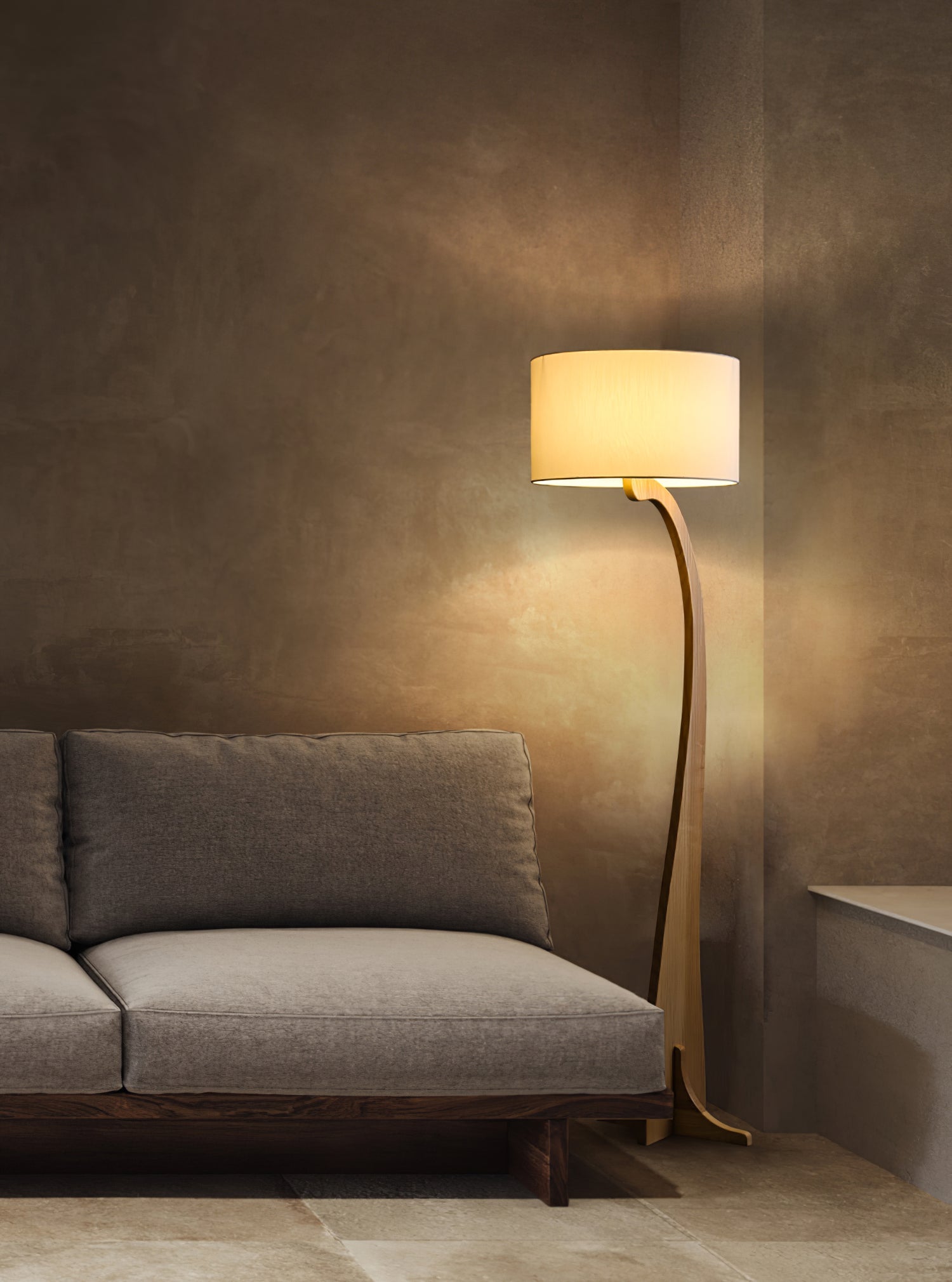 Bow Curve Floor Lamp - Blowlighting