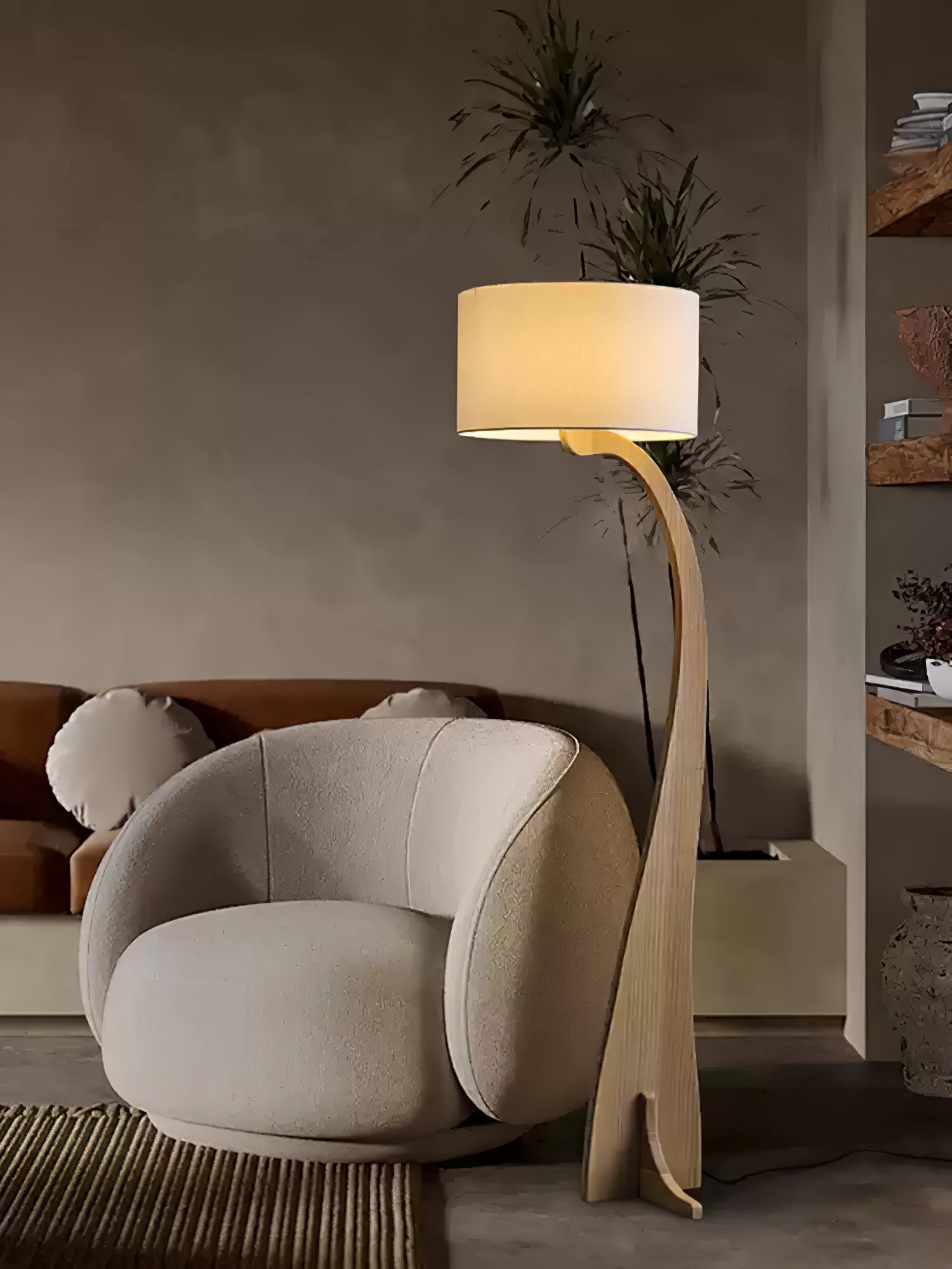 Bow Curve Floor Lamp - Blowlighting