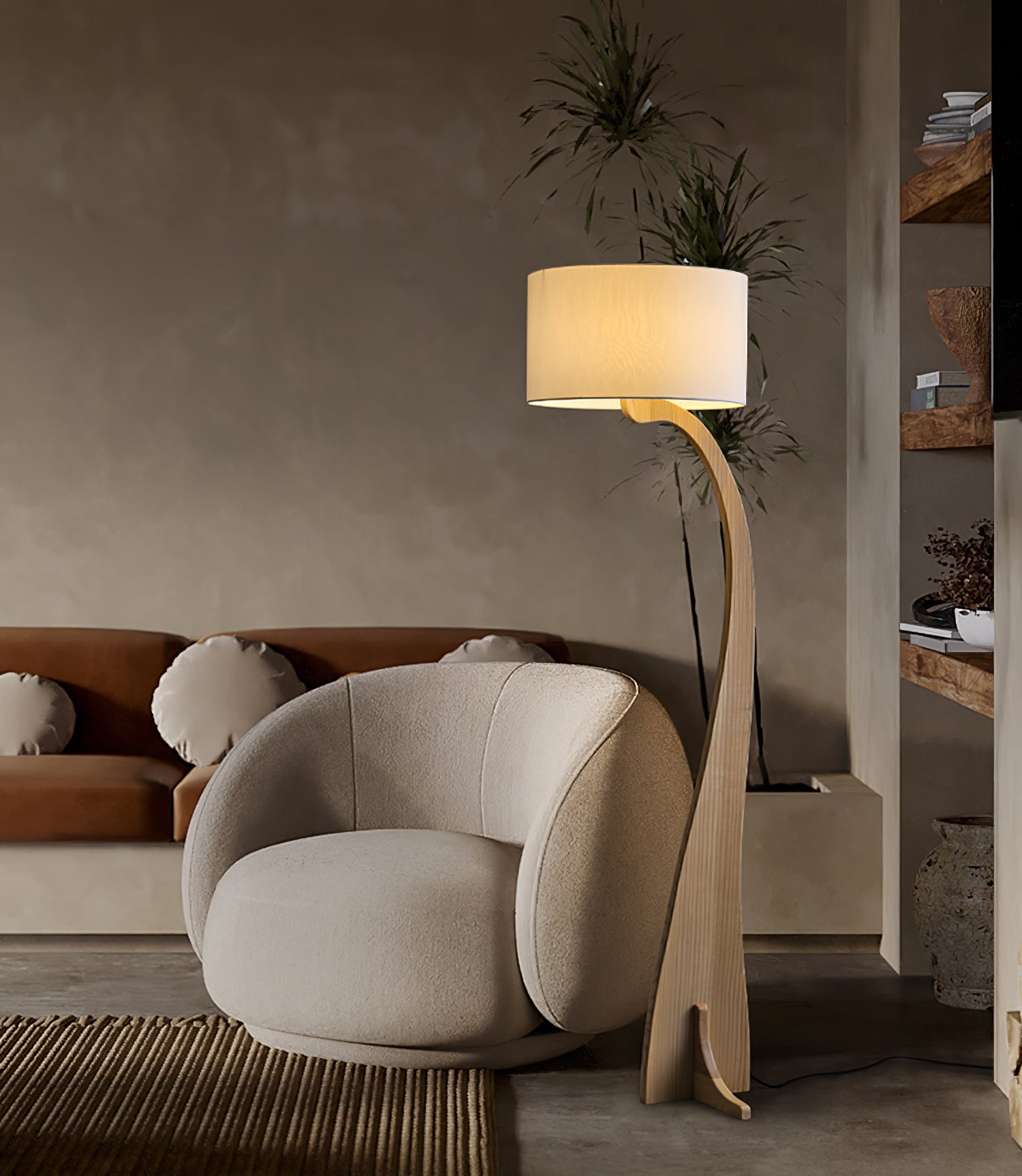 Bow Curve Floor Lamp - Blowlighting