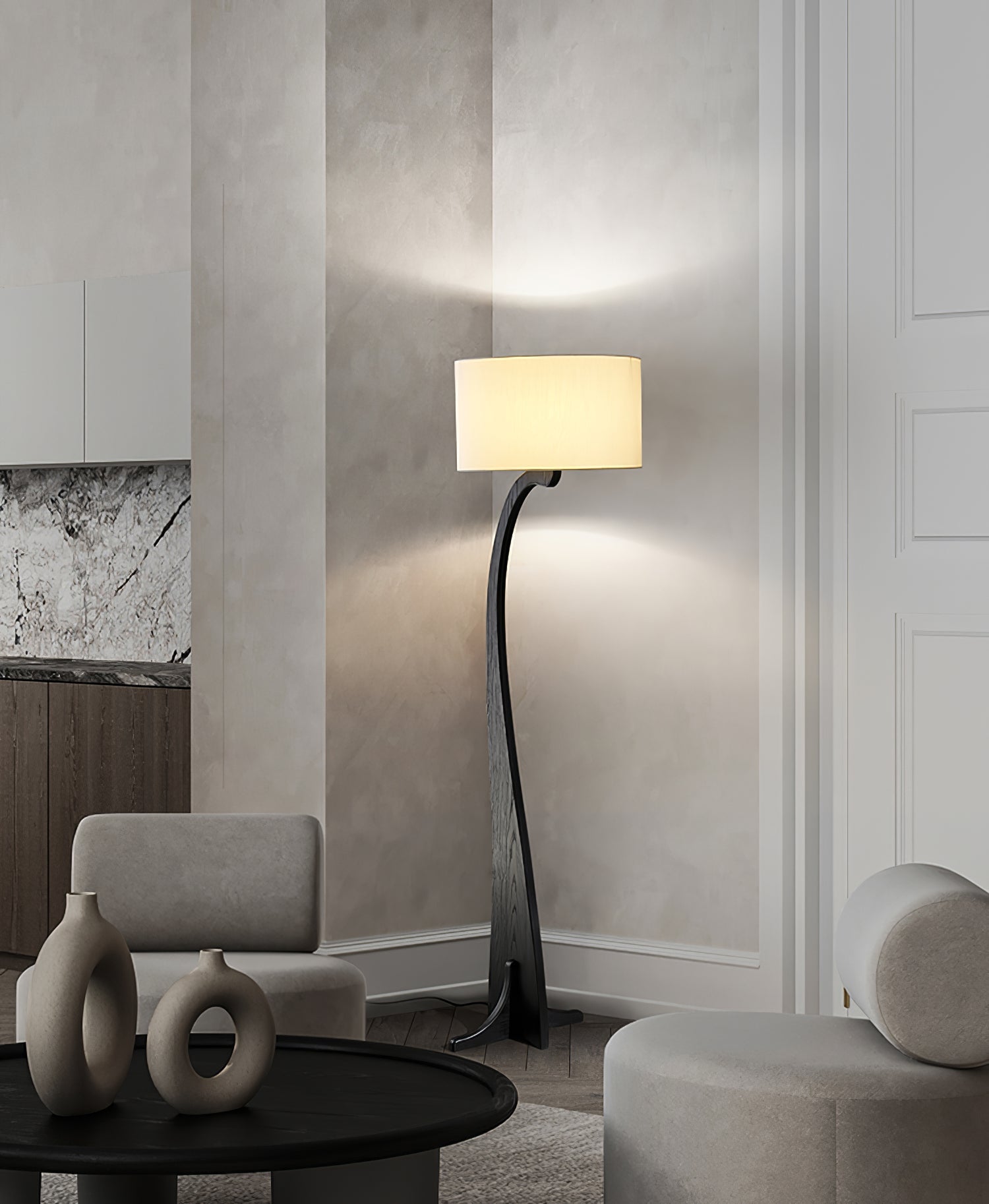 Bow Curve Floor Lamp - Blowlighting