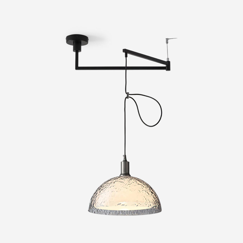 Bracket Industrial Acrylic Swing Arm Pendant Light