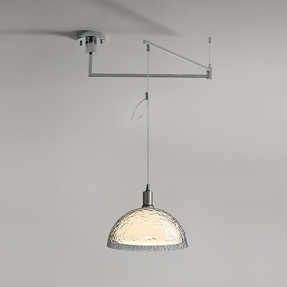 Bracket Industrial Acrylic Swing Arm Pendant Light