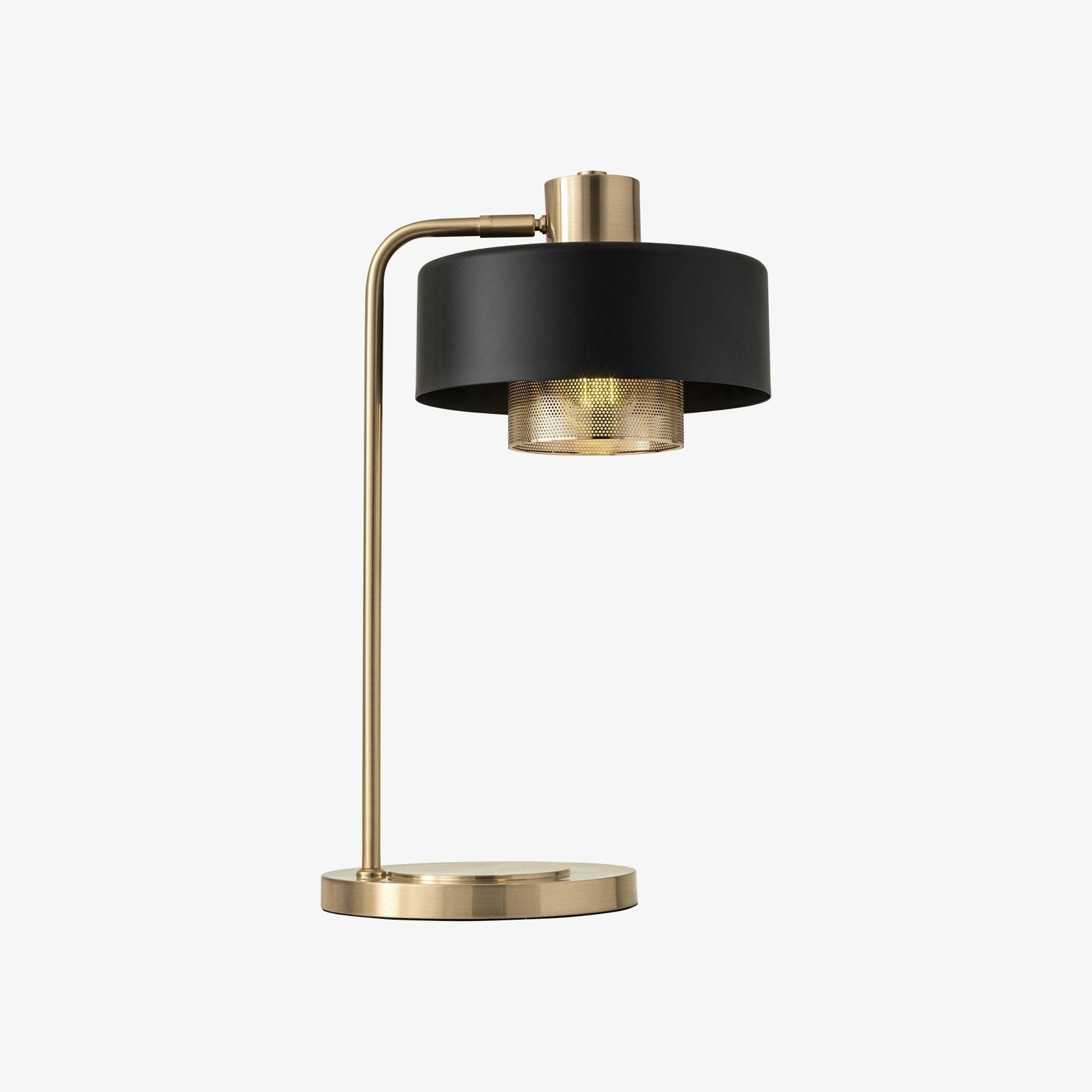 Bronze Contemporary Metal Table Lamp - Blowlighting