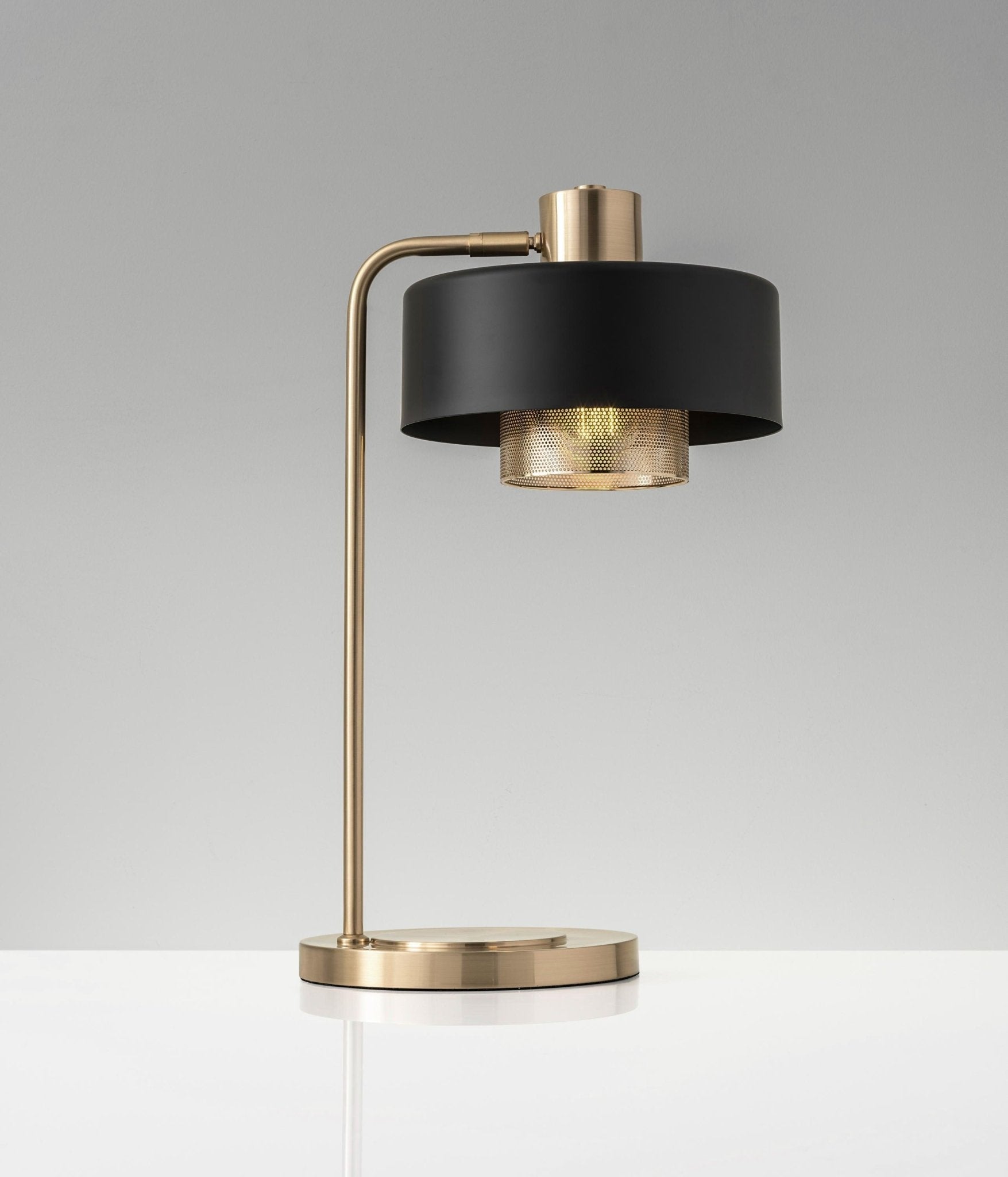 Bronze Contemporary Metal Table Lamp - Blowlighting