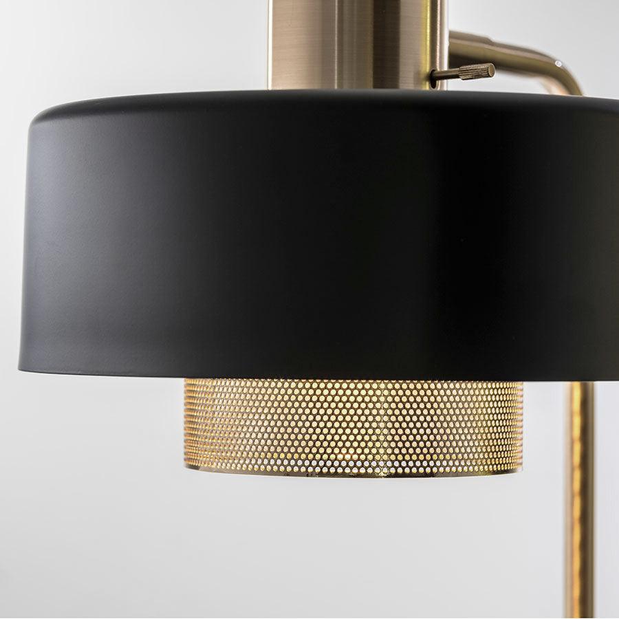Bronze Contemporary Metal Table Lamp - Blowlighting