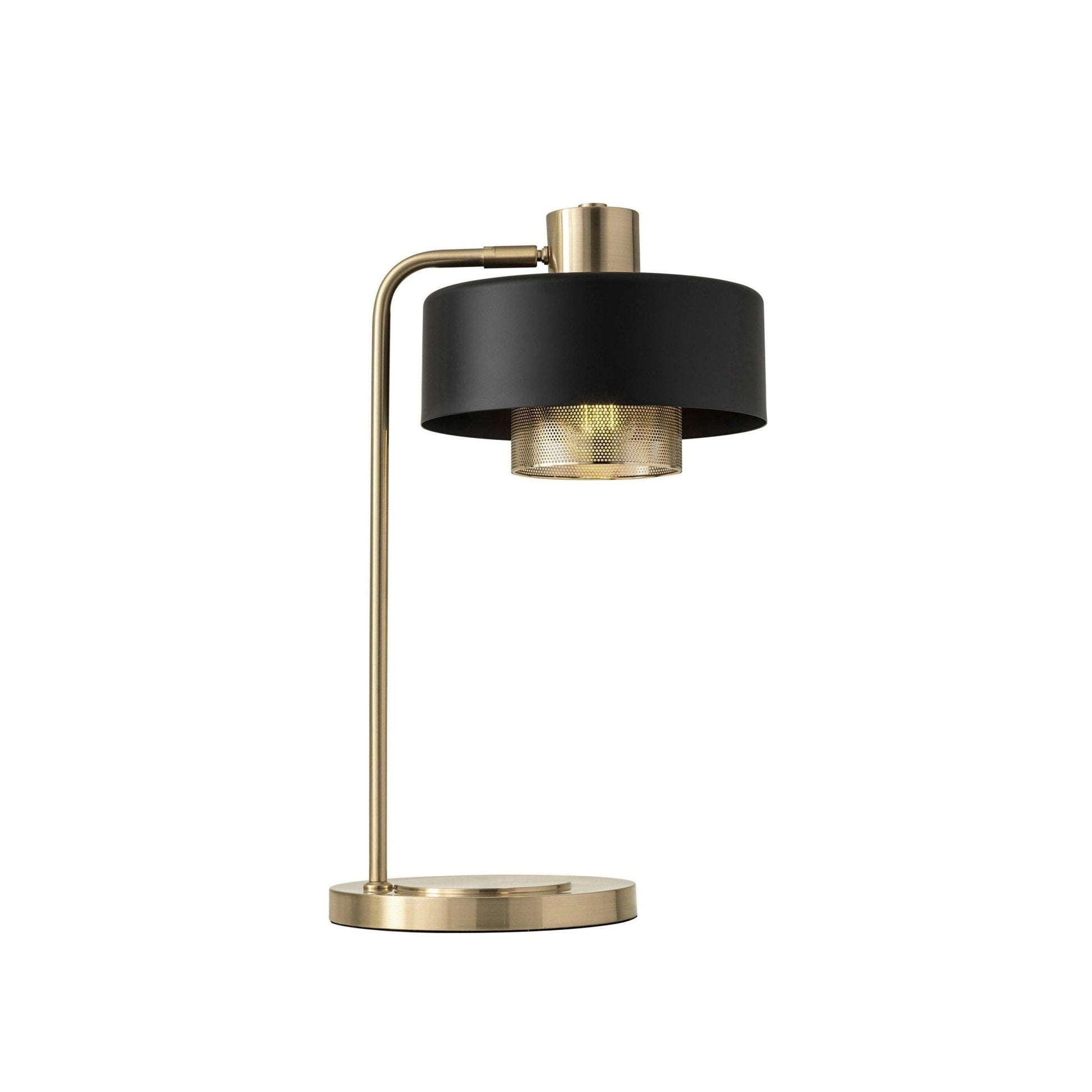Bronze Contemporary Metal Table Lamp - Blowlighting