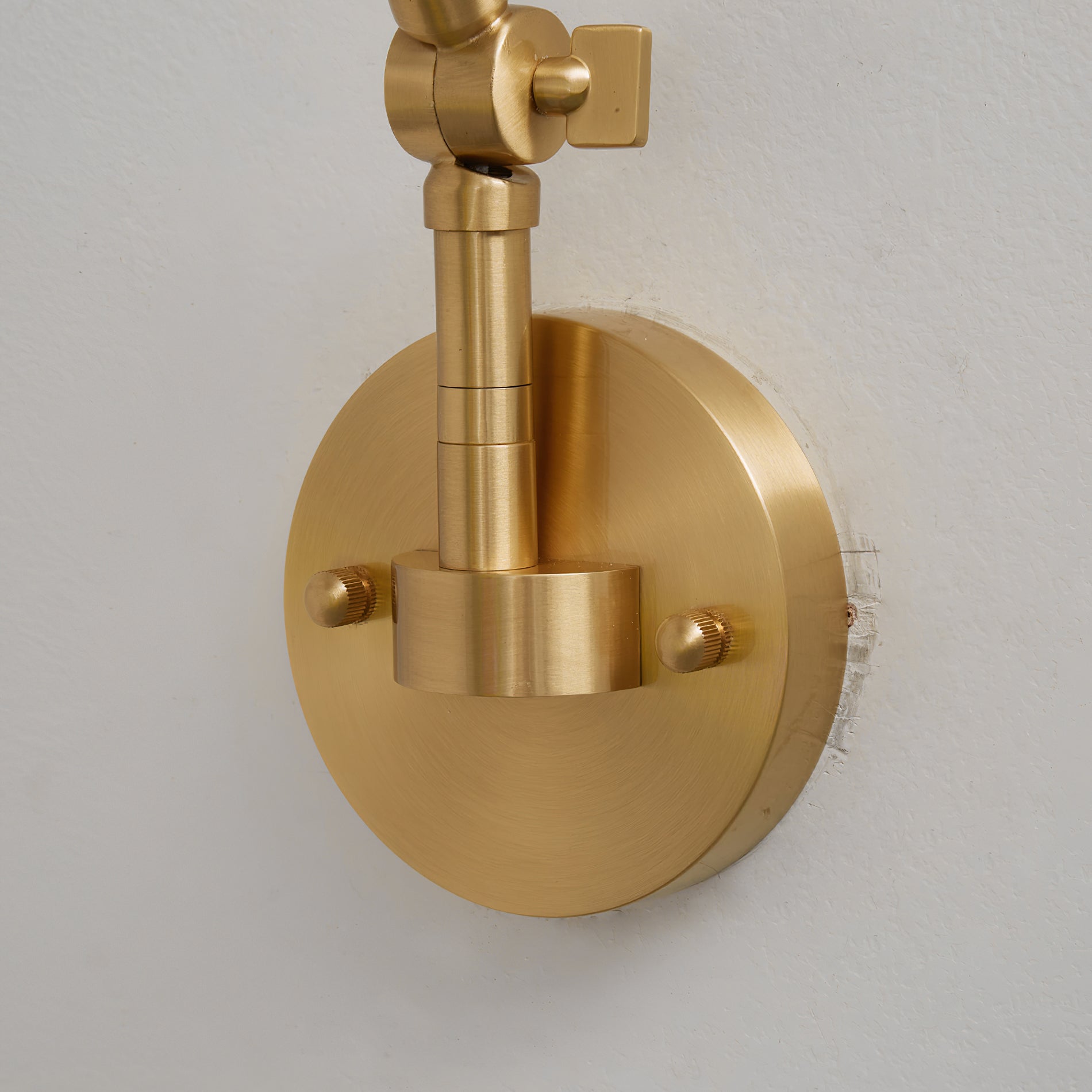 Brady Modern Glass Swing Arm Wall Light