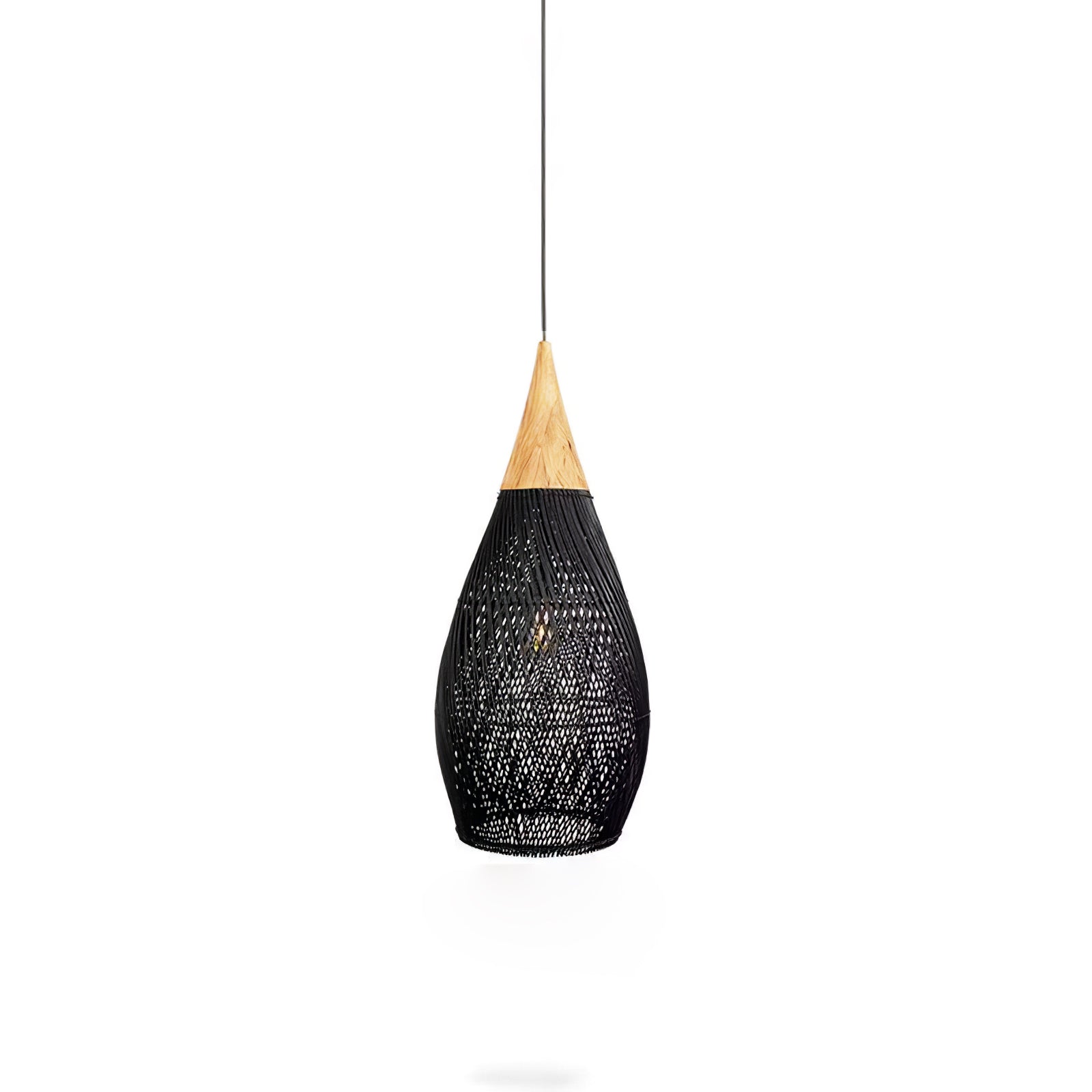 Braided Rattan Pendant Lamp - Blowlighting