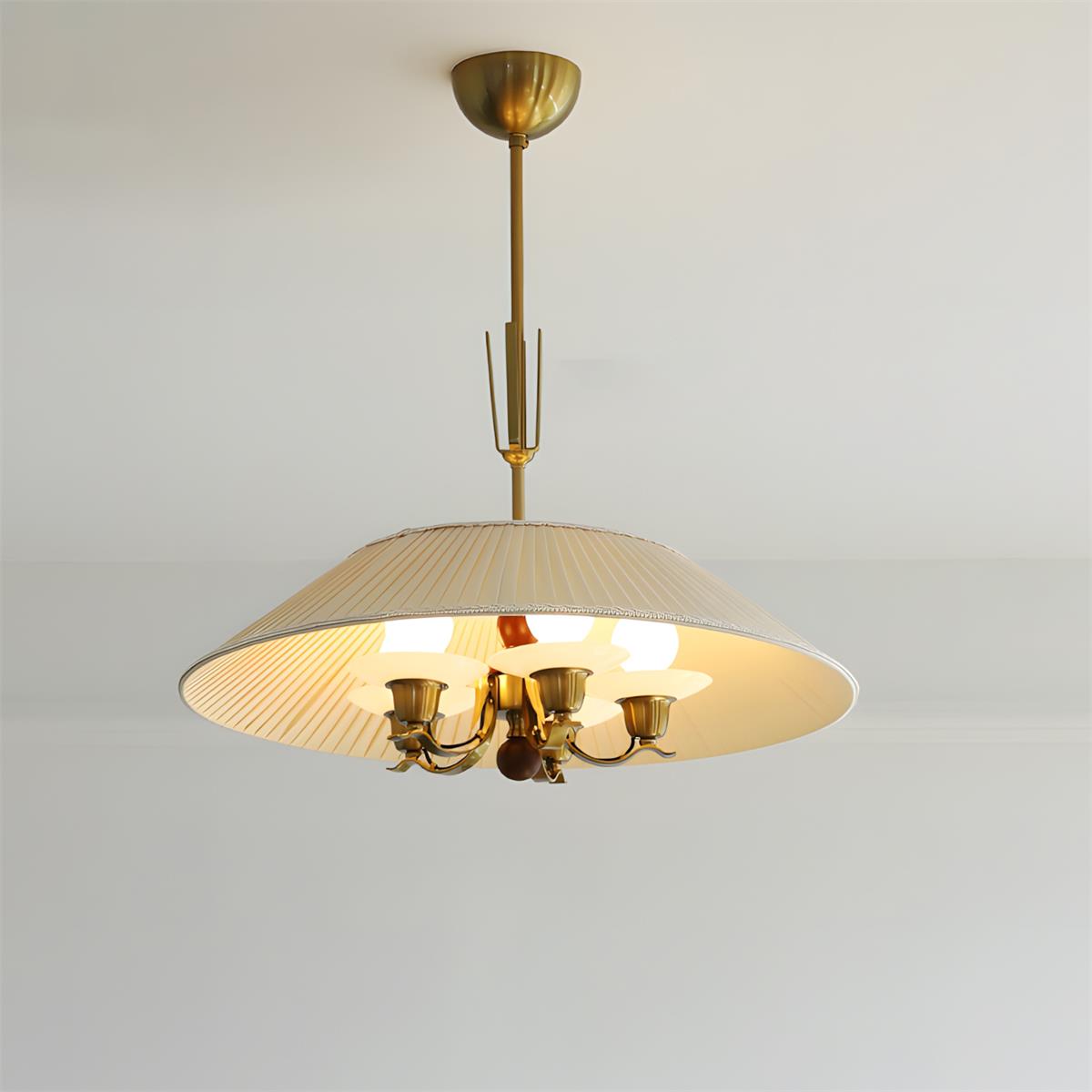 Bramelle Oriental Fabric Pendant Light
