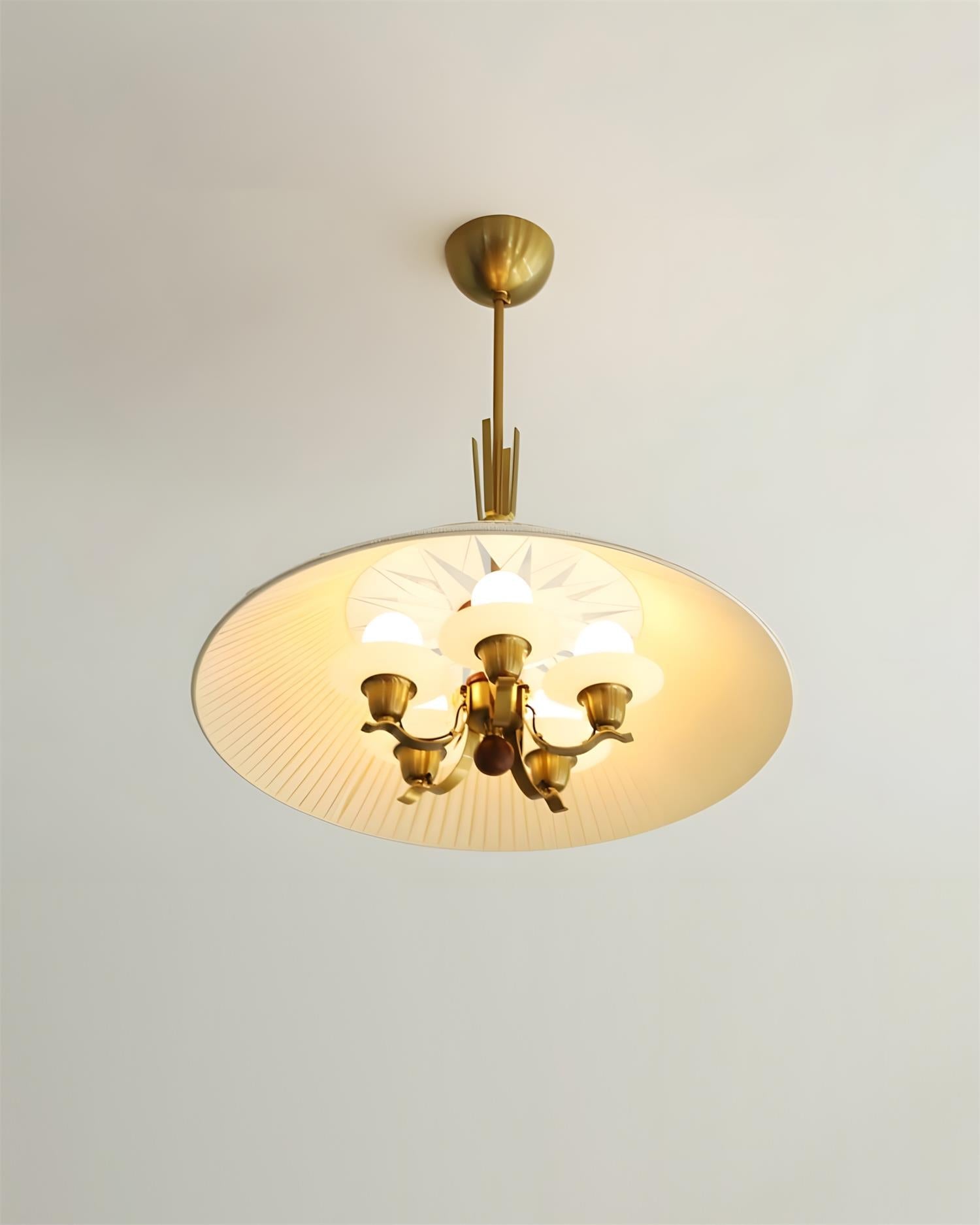 Bramelle Oriental Fabric Pendant Light