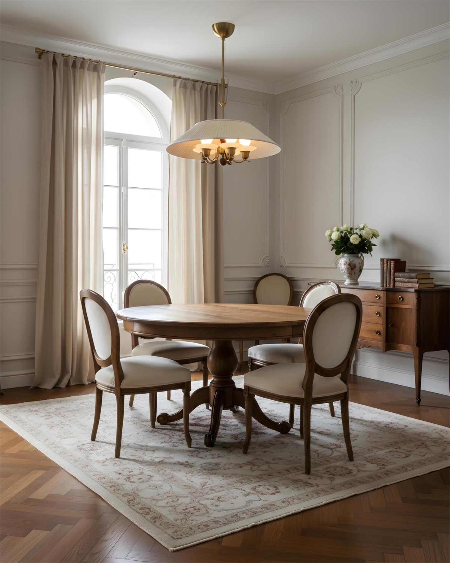 Bramelle Oriental Fabric Pendant Light