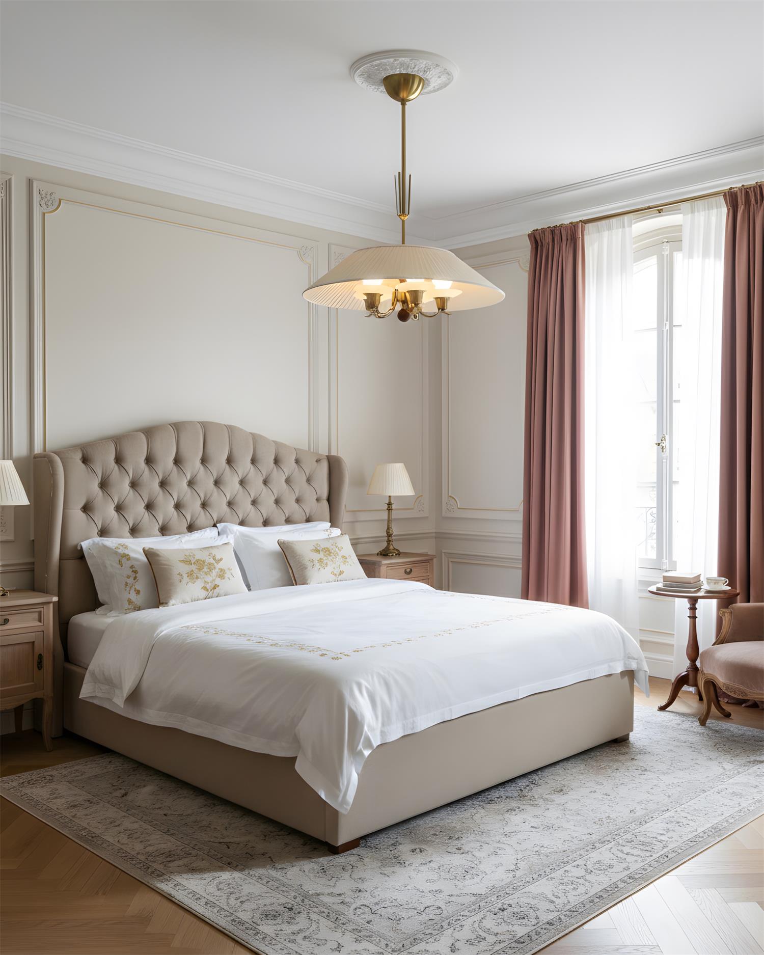 Bramelle Oriental Fabric Pendant Light