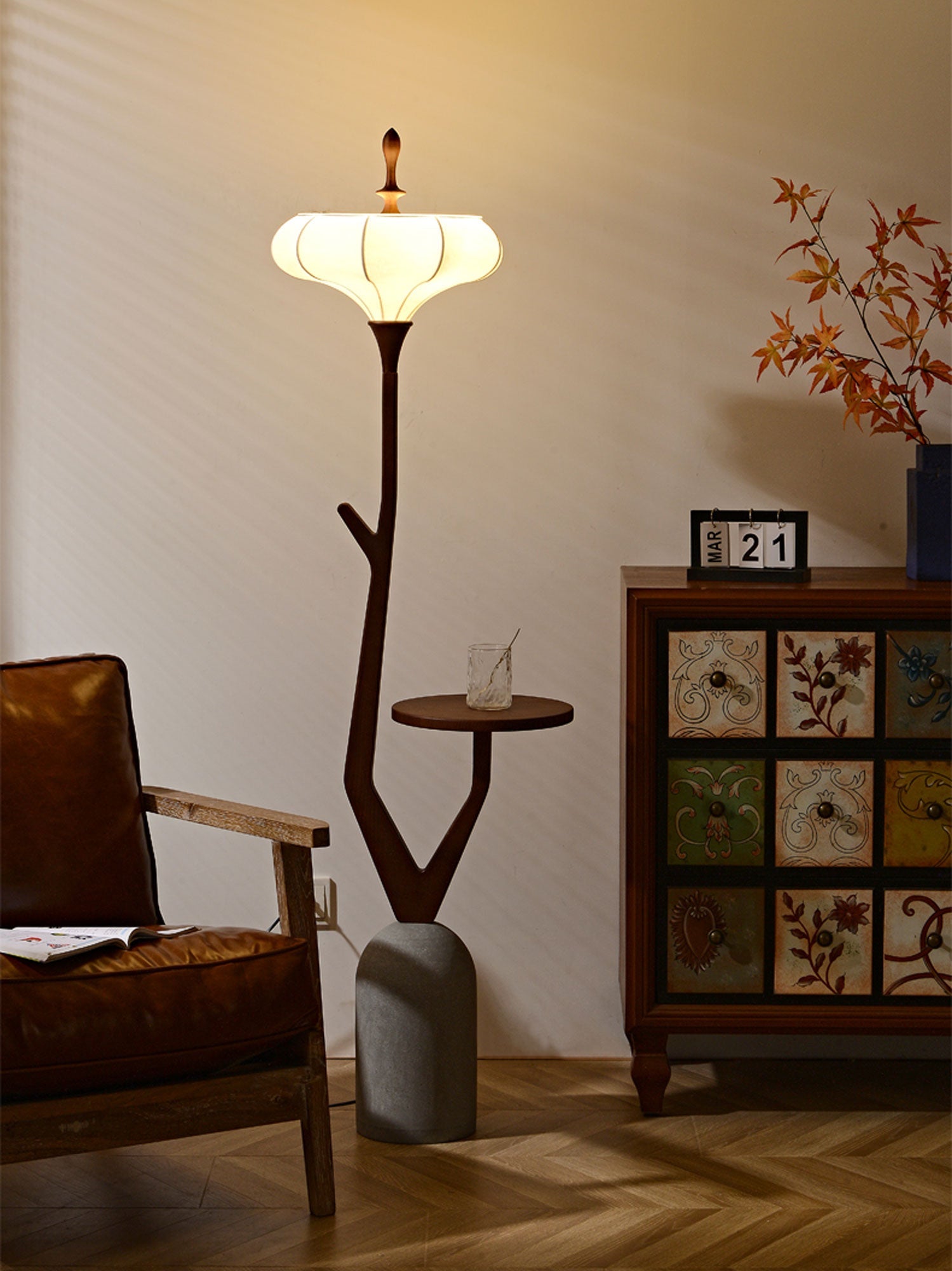 Flor Fashion Wood Floor Lamp - Blowlighting