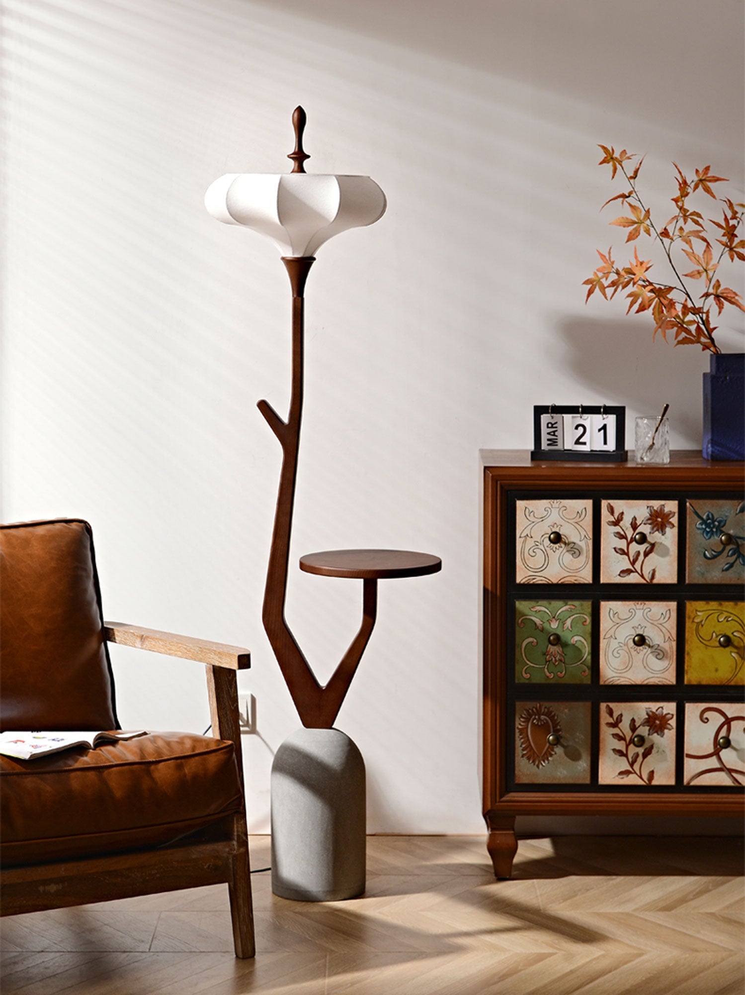 Flor Fashion Wood Floor Lamp - Blowlighting