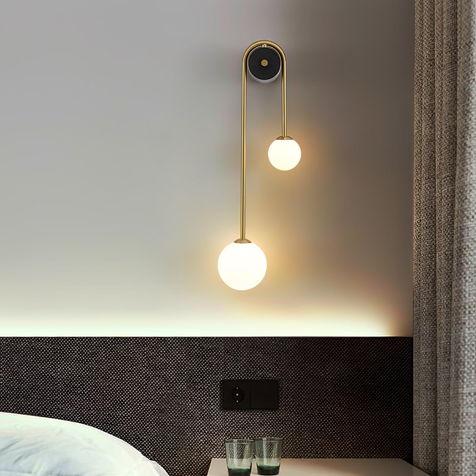 Brass Arc Wall Light - Blowlighting