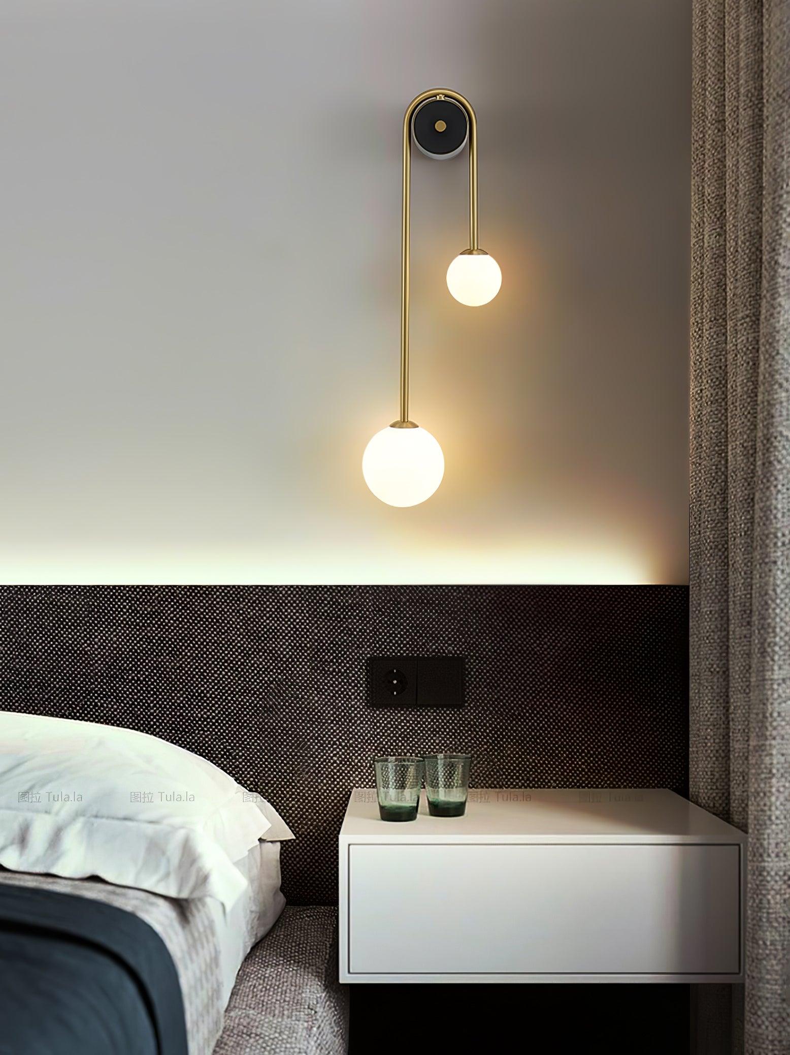 Brass Arc Wall Light - Blowlighting