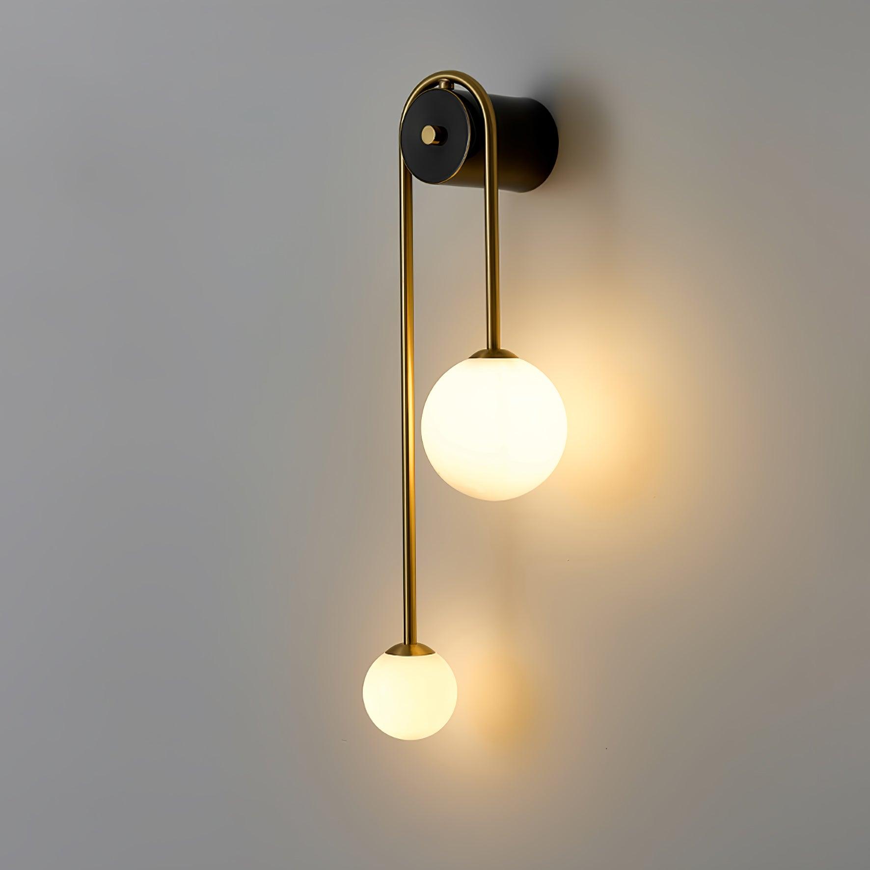 Brass Arc Wall Light - Blowlighting