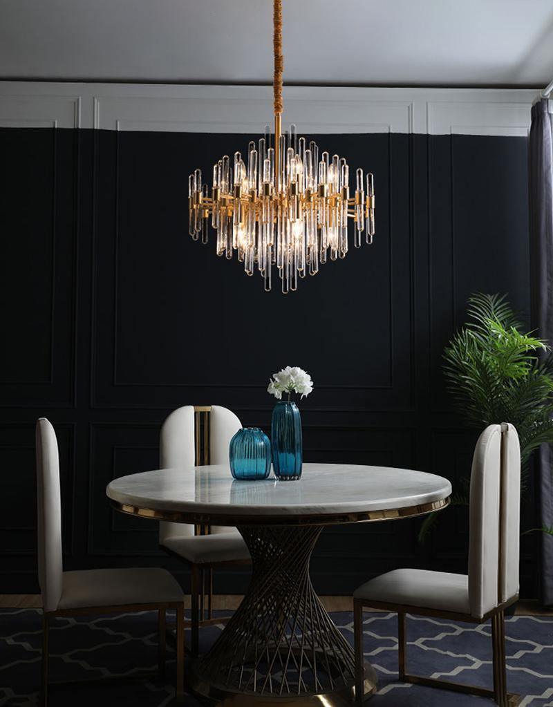 Vintage Antique Brass Chandelier - Blowlighting