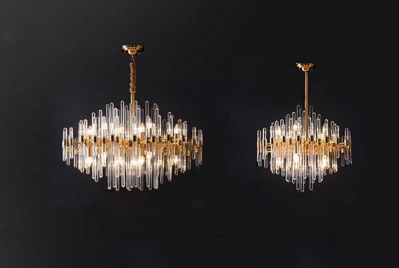 Vintage Antique Brass Chandelier - Blowlighting