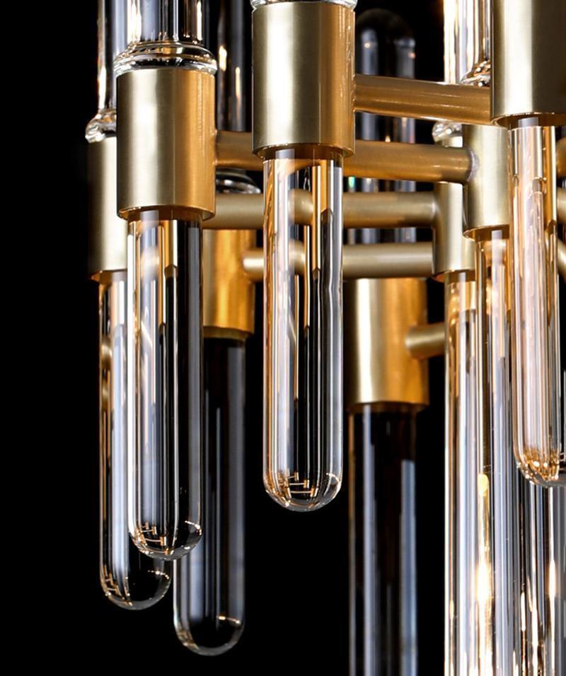 Vintage Antique Brass Chandelier - Blowlighting
