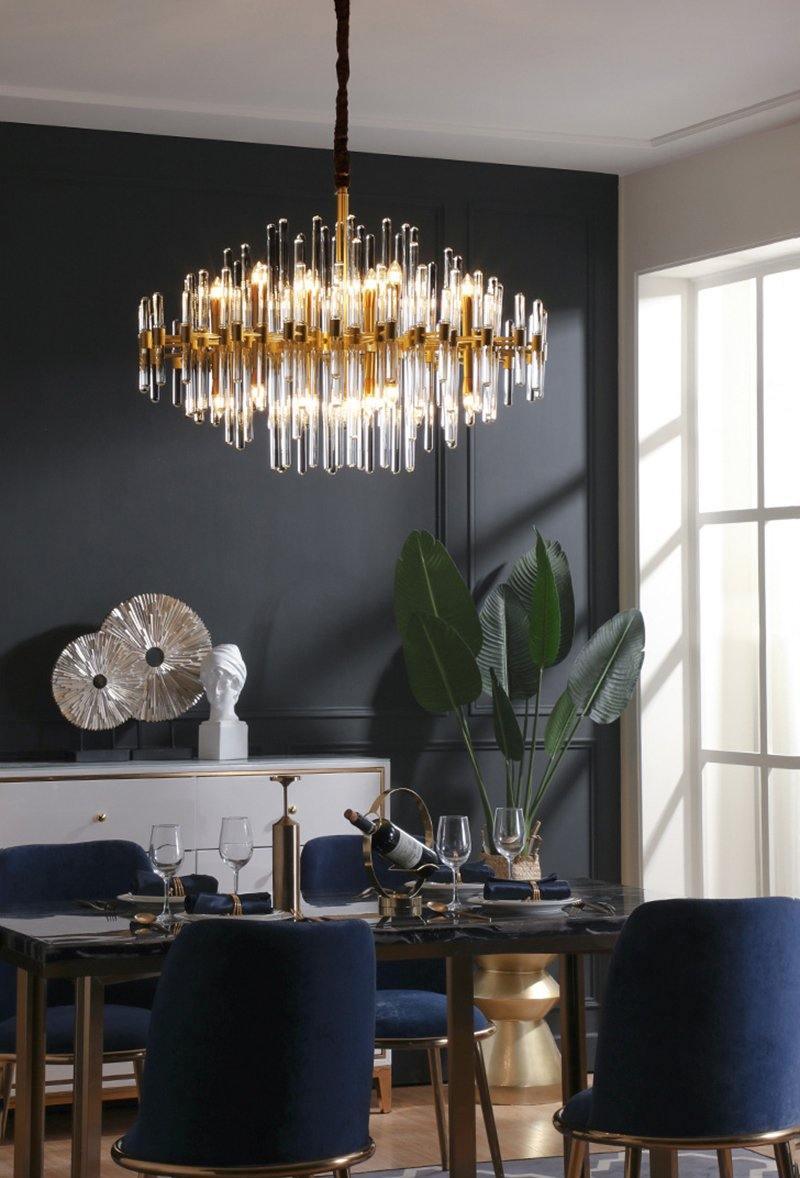 Vintage Antique Brass Chandelier - Blowlighting