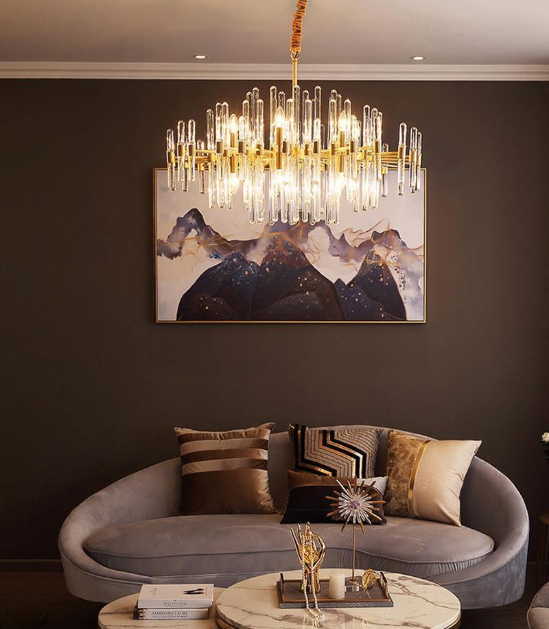 Vintage Antique Brass Chandelier - Blowlighting