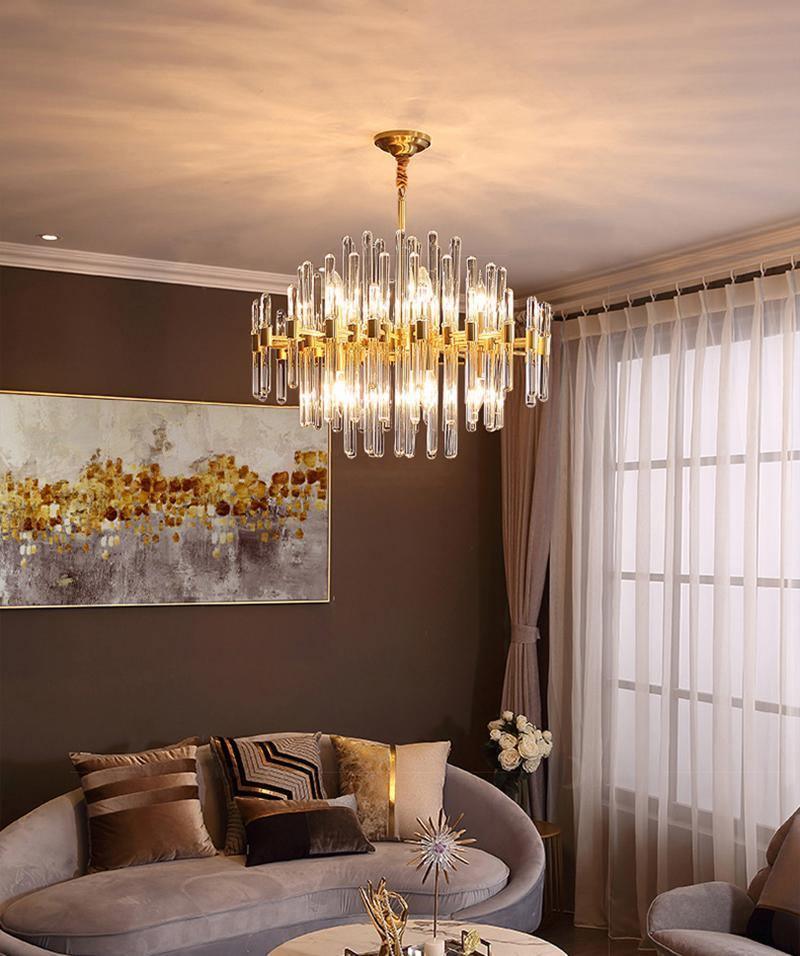 Vintage Antique Brass Chandelier - Blowlighting
