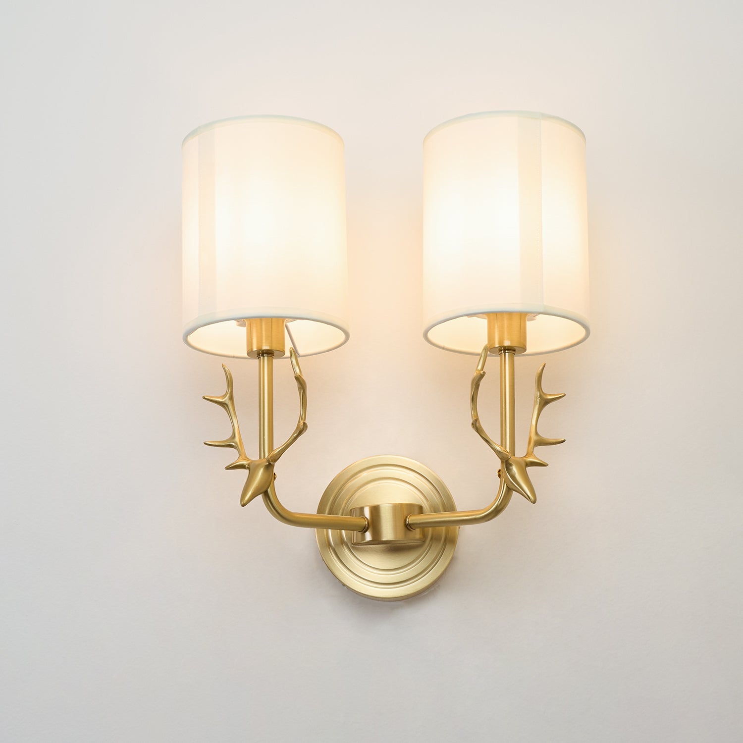 Brass Deer Head Wall Light - Blowlighting