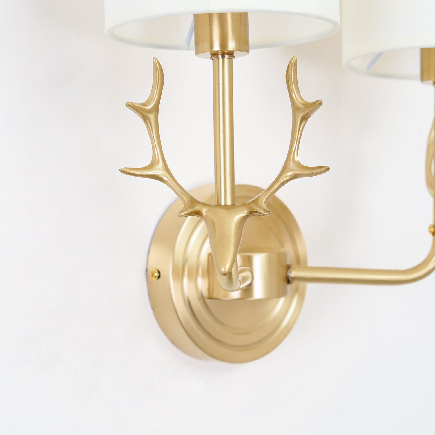 Brass Deer Head Wall Light - Blowlighting