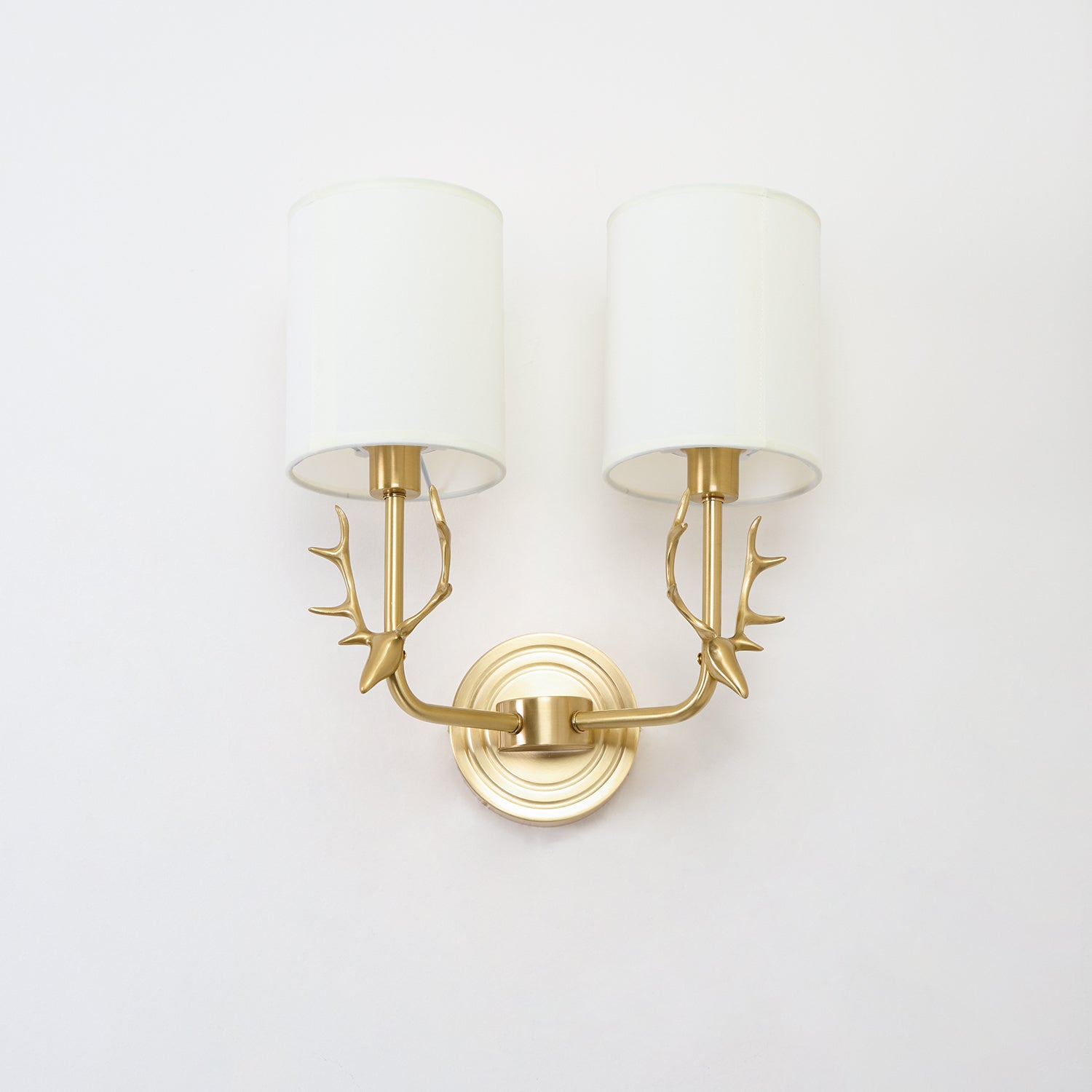 Brass Deer Head Wall Light - Blowlighting