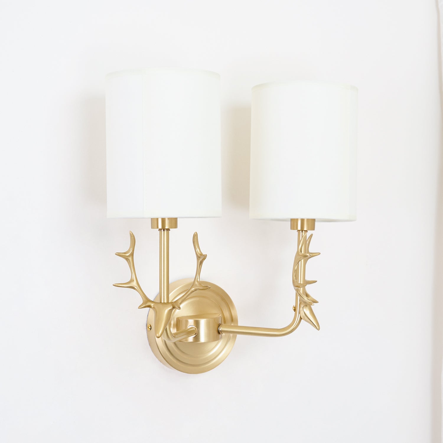 Brass Deer Head Wall Light - Blowlighting