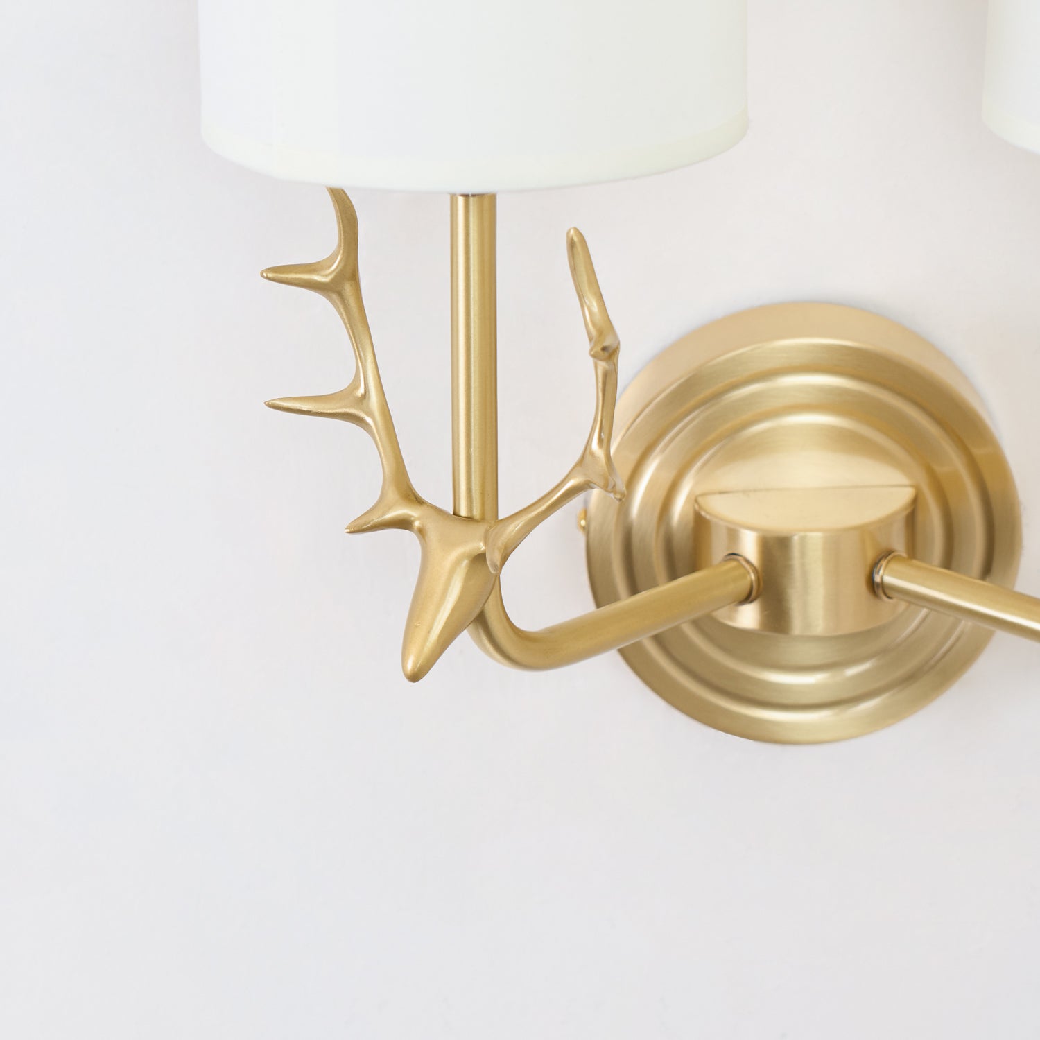 Brass Deer Head Wall Light - Blowlighting