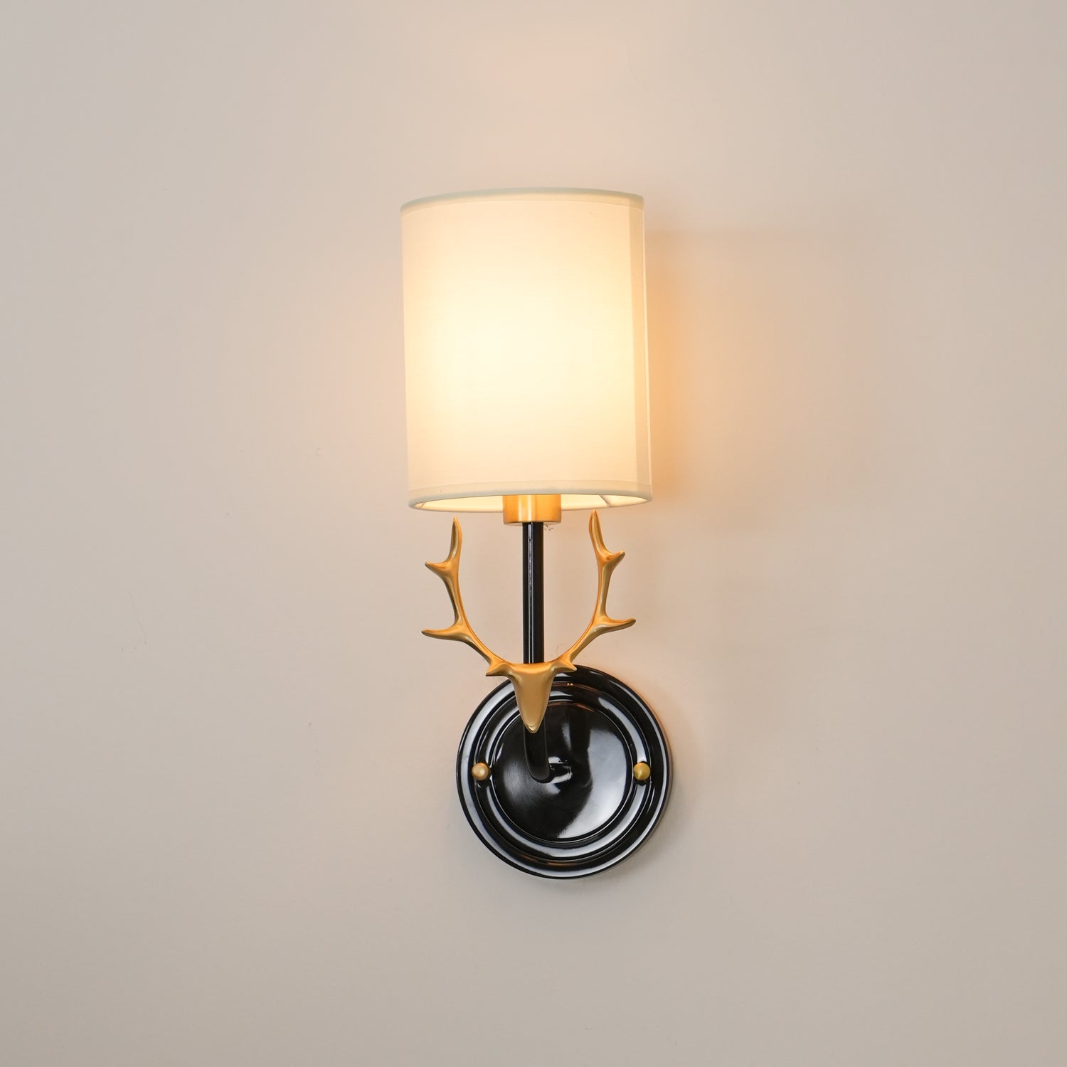 Brass Deer Head Wall Light - Blowlighting