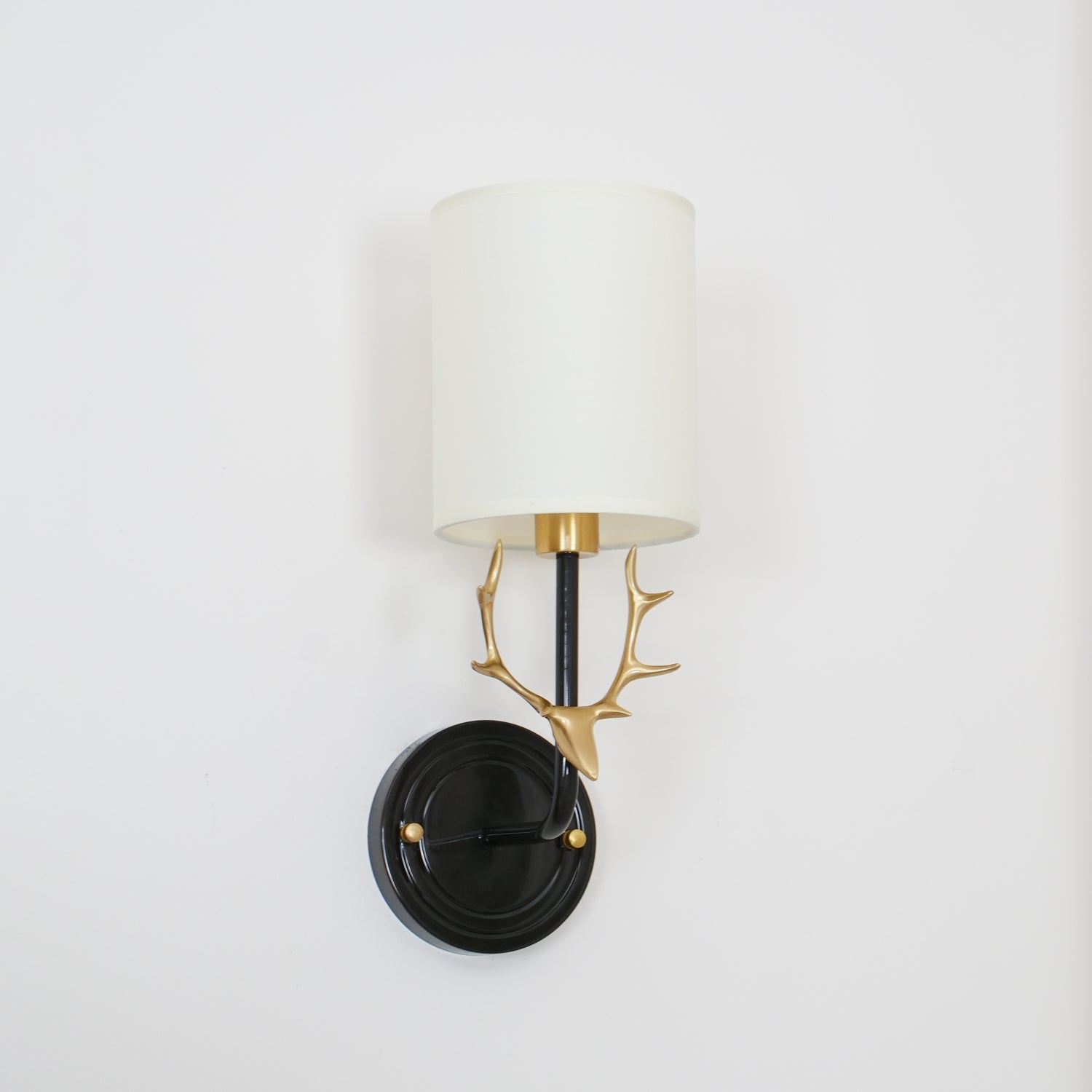Brass Deer Head Wall Light - Blowlighting